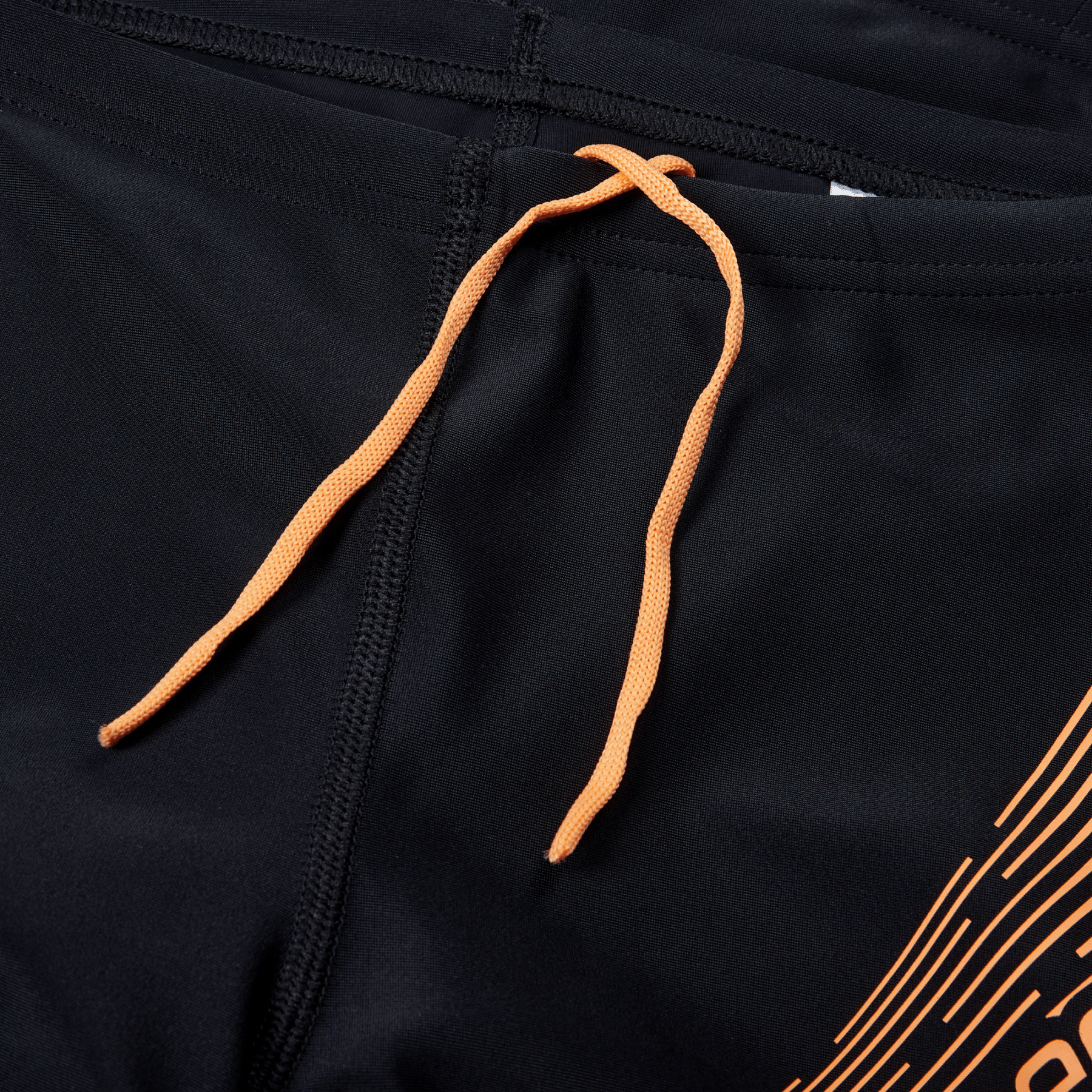 Medley Logo Aquashort poikien uimahousut, musta - oranssiSpeedo