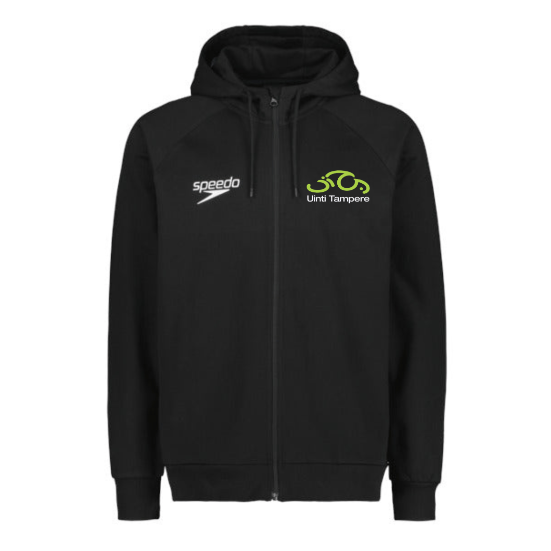 Miesten Hooded Sweat jacket Small Logo, musta - Uinti TampereUinti Tampere