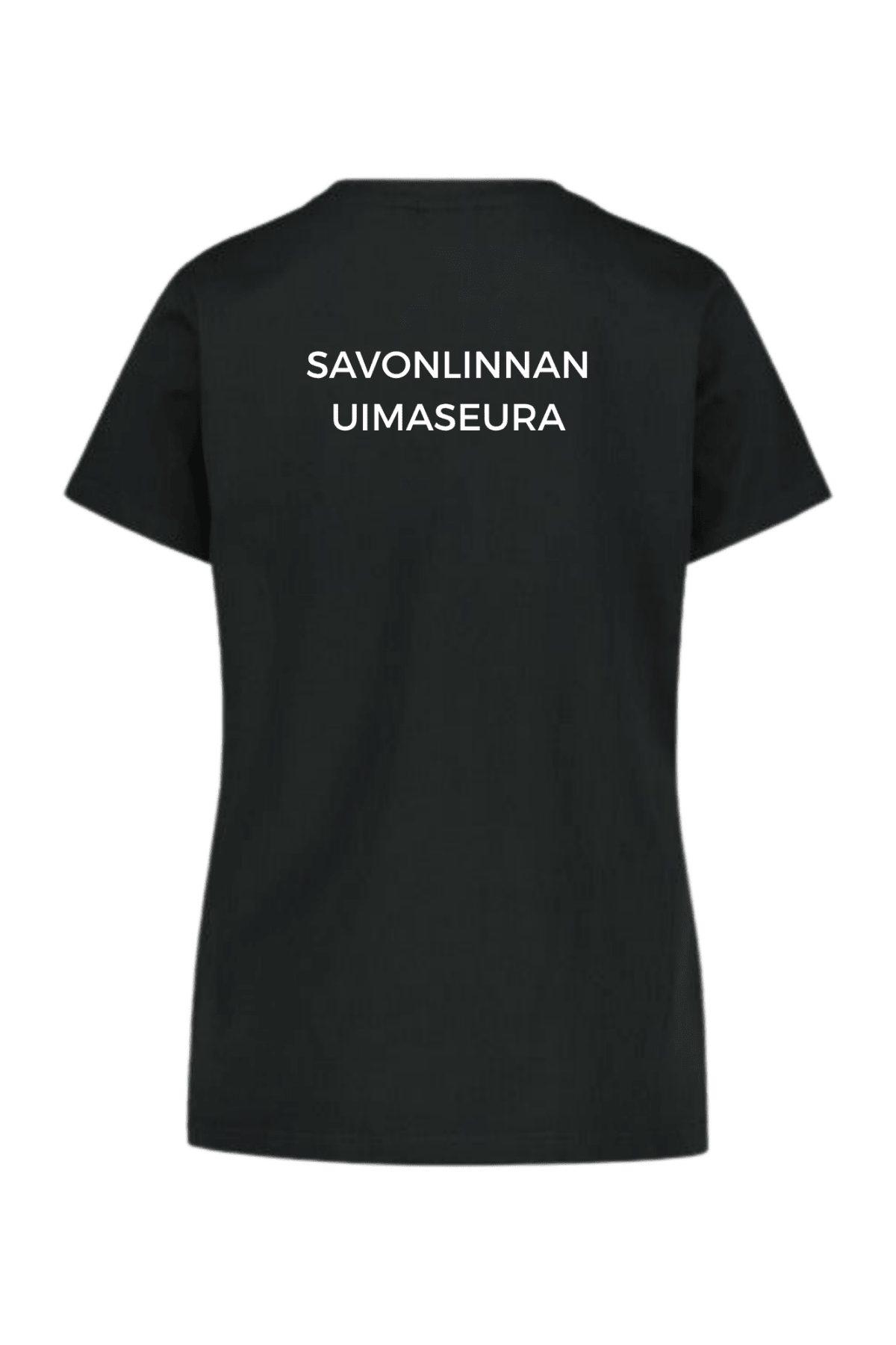 Naisten Cotton t-shirt, musta - Savonlinnan uimaseuraSavonlinnan uimaseura