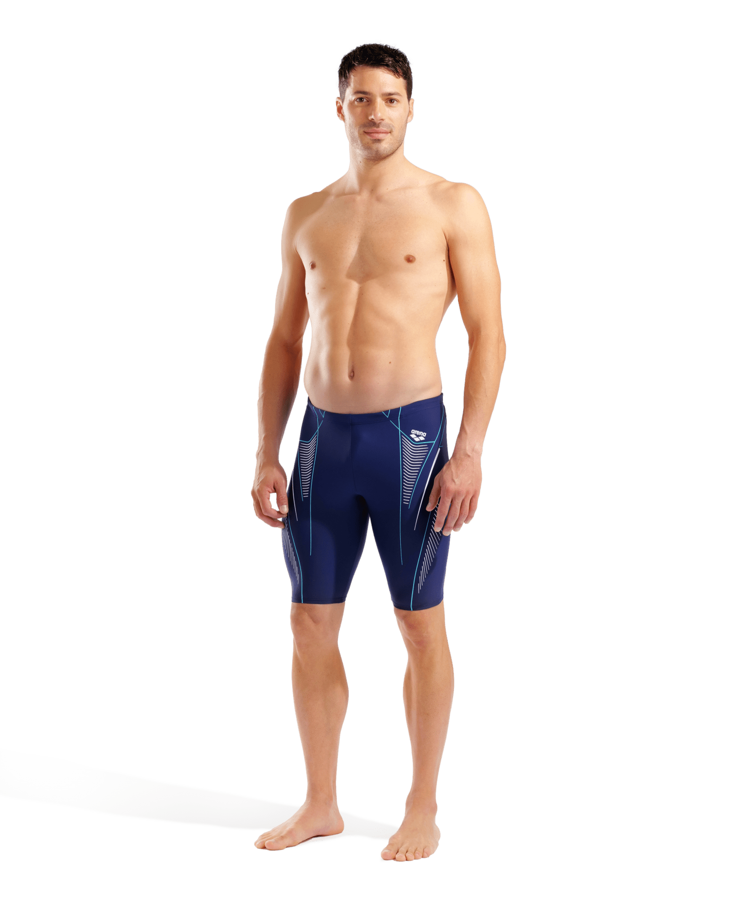Neo Stream Swim Jammer miesten uimahousut, navy - valkoinenArena