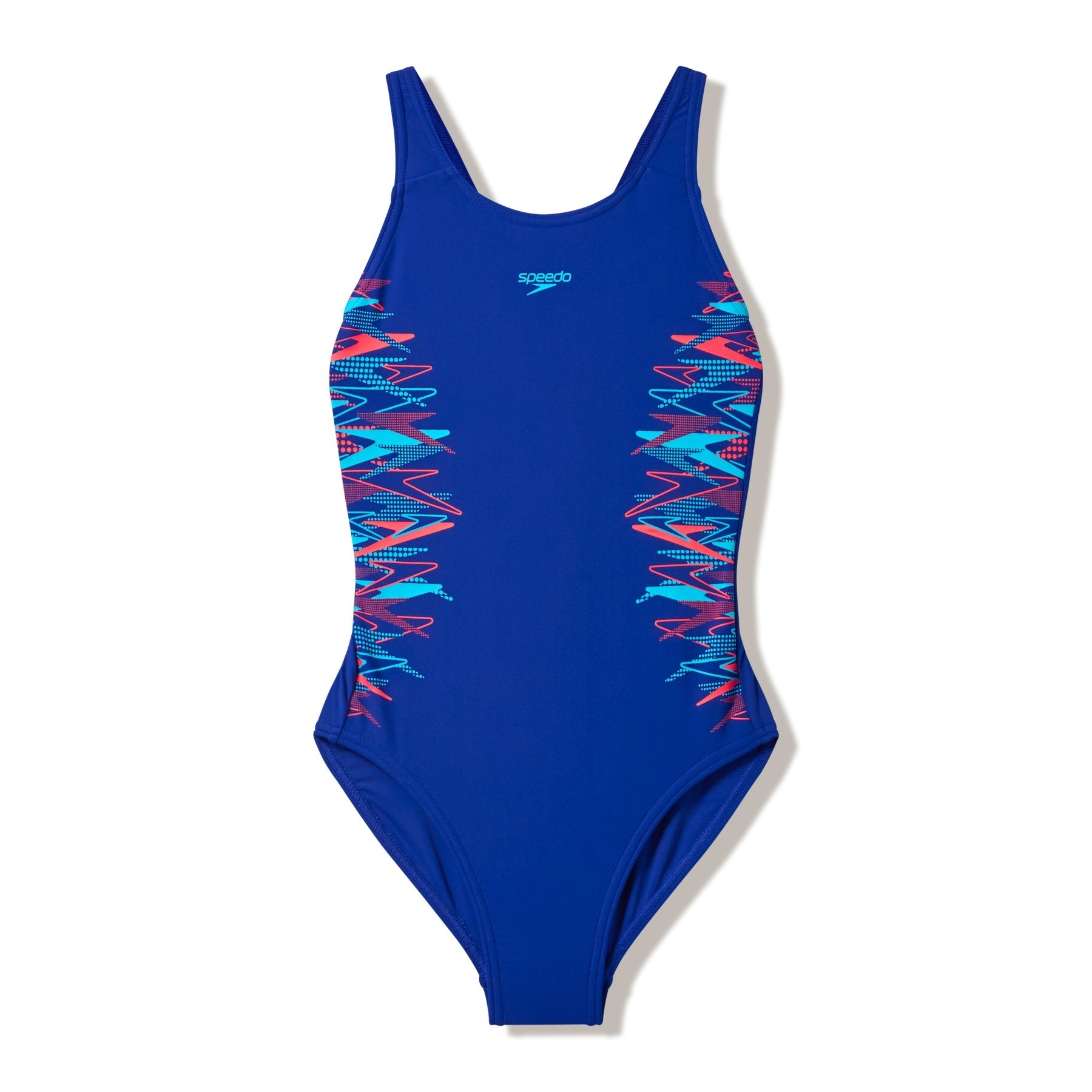 Placement Muscleback Swimsuit tyttöjen uimapuku, sininenSpeedo