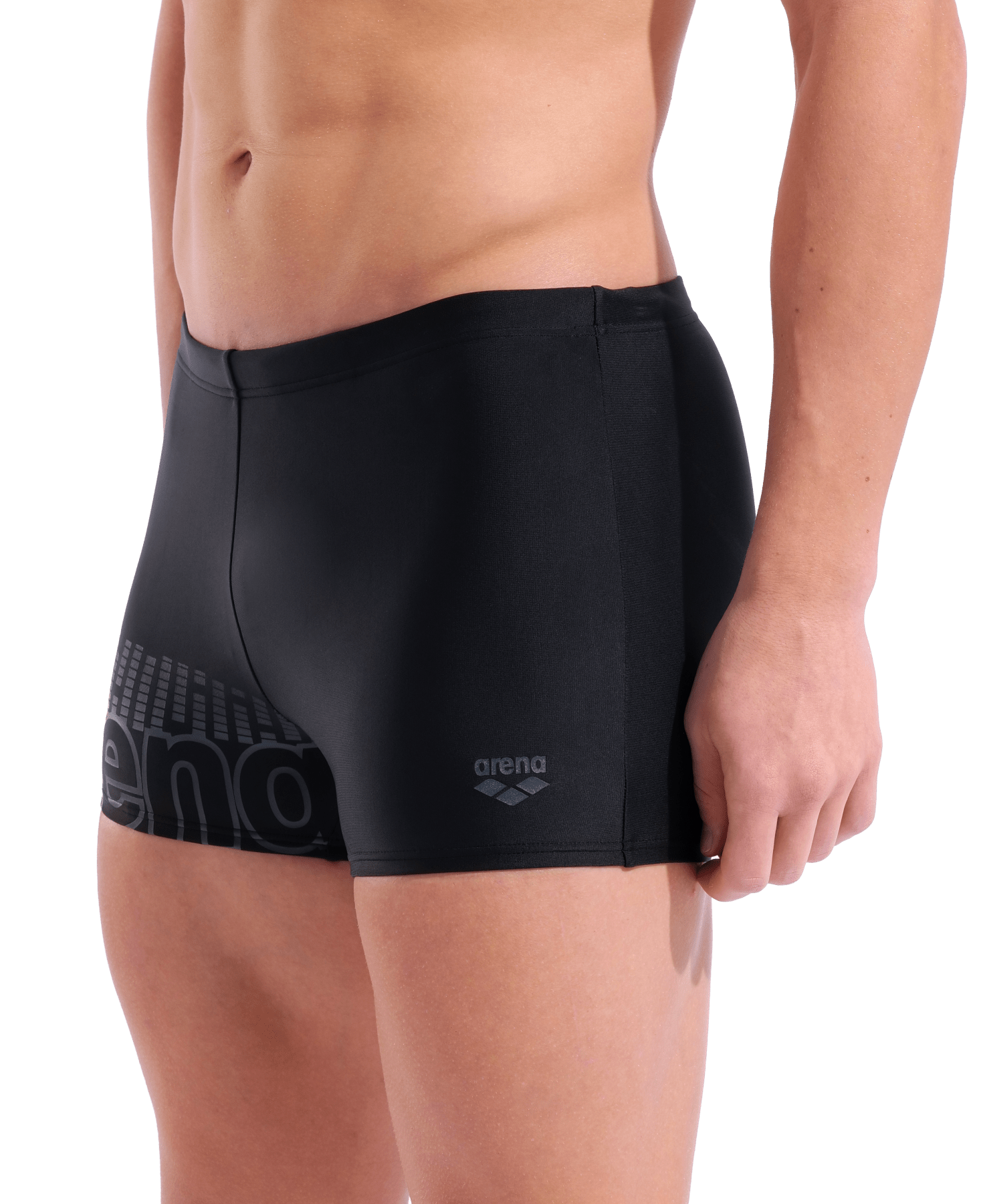 Playful Swim Short miesten uimashortsit, mustaArena