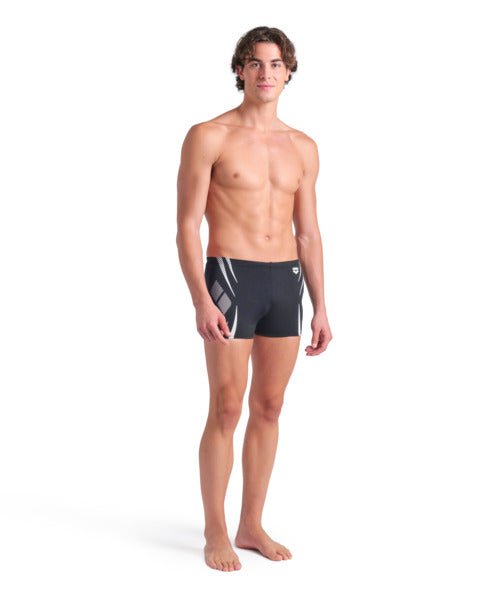 Poseidonia Swim Short miesten uimahousut, musta - valkoinenArena