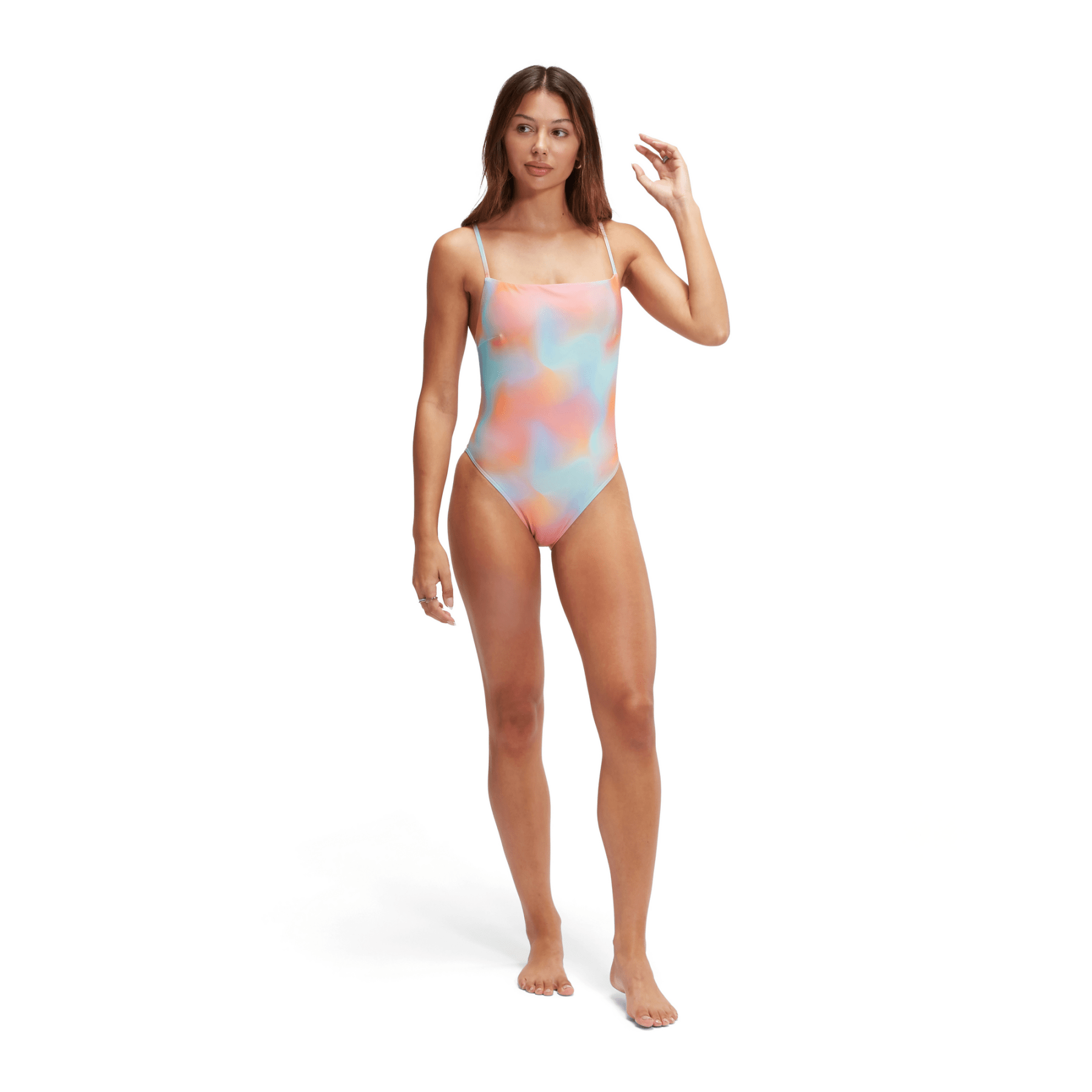 Printed Adjustable Thinstrap naisten uimapuku, pastelliSpeedo