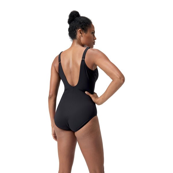 Shaping AquaNite 1 Pc (Longer Body) naisten uimapuku, mustaSpeedo