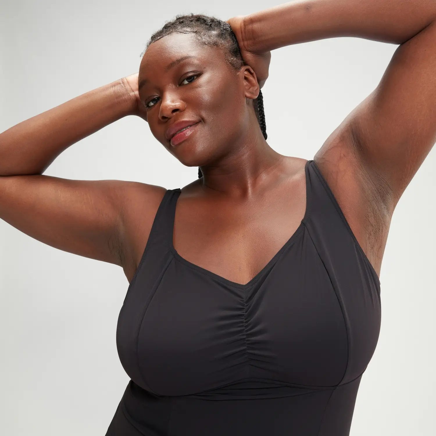 Shaping AquaNite naisten plus size uimapuku, mustaSpeedo