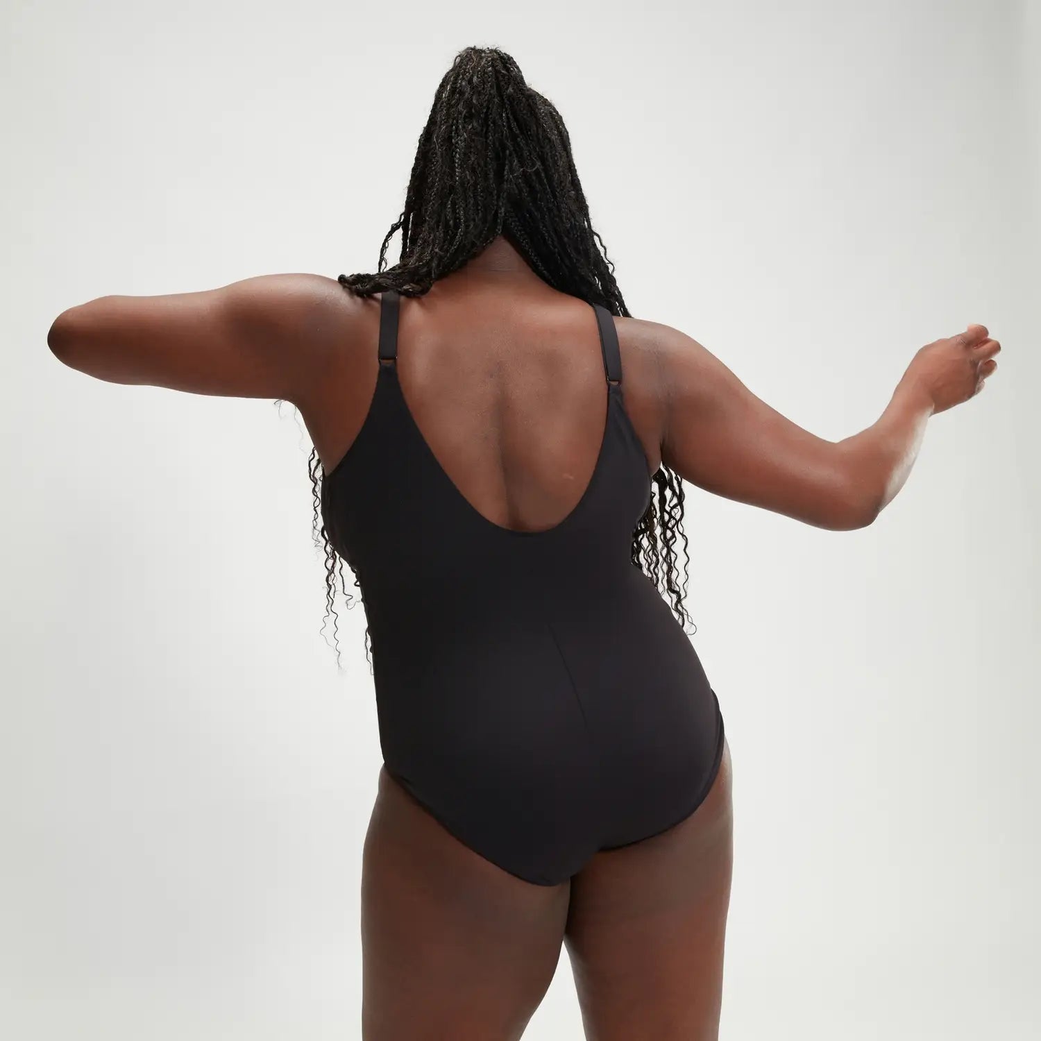 Shaping AquaNite naisten plus size uimapuku, mustaSpeedo