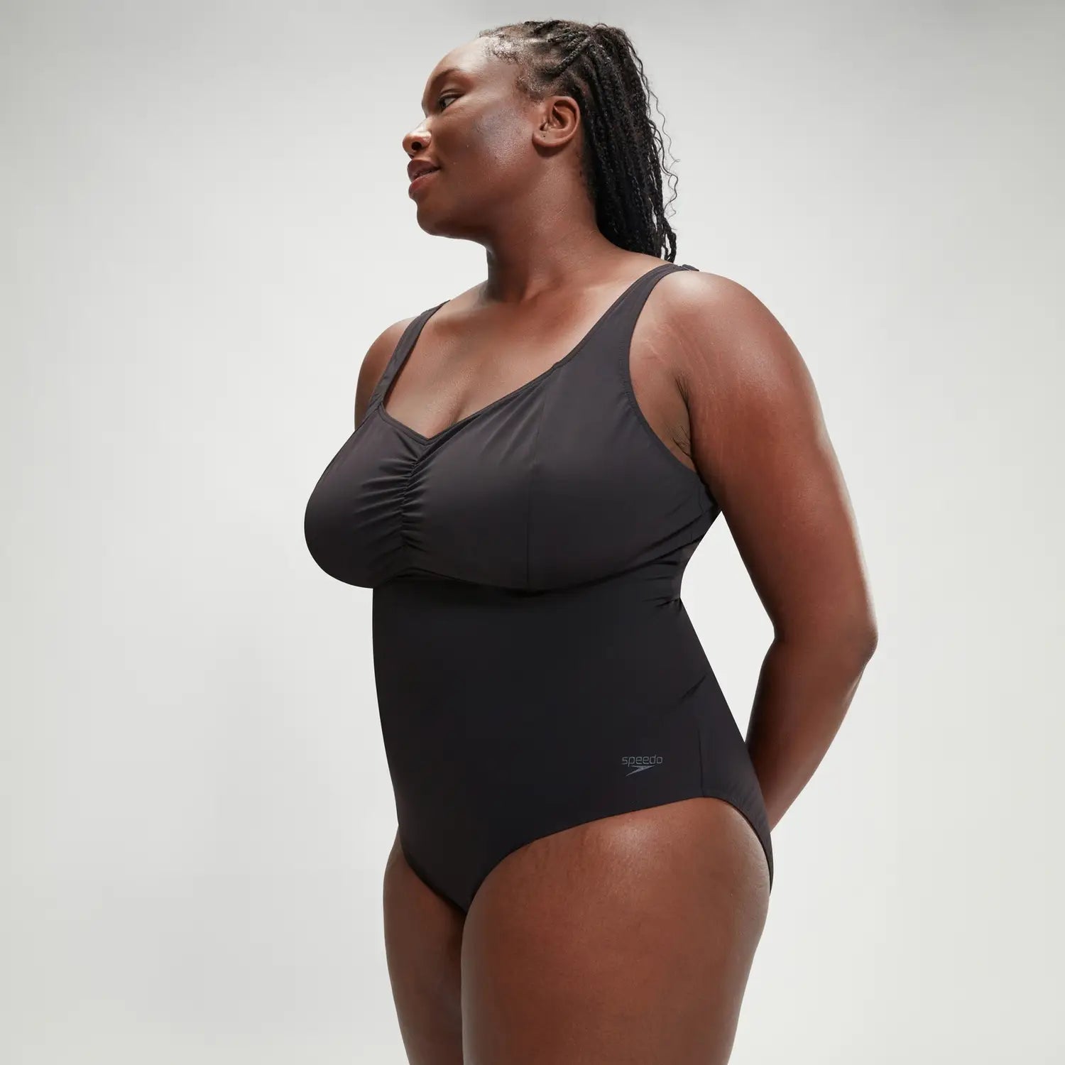 Shaping AquaNite naisten plus size uimapuku, mustaSpeedo