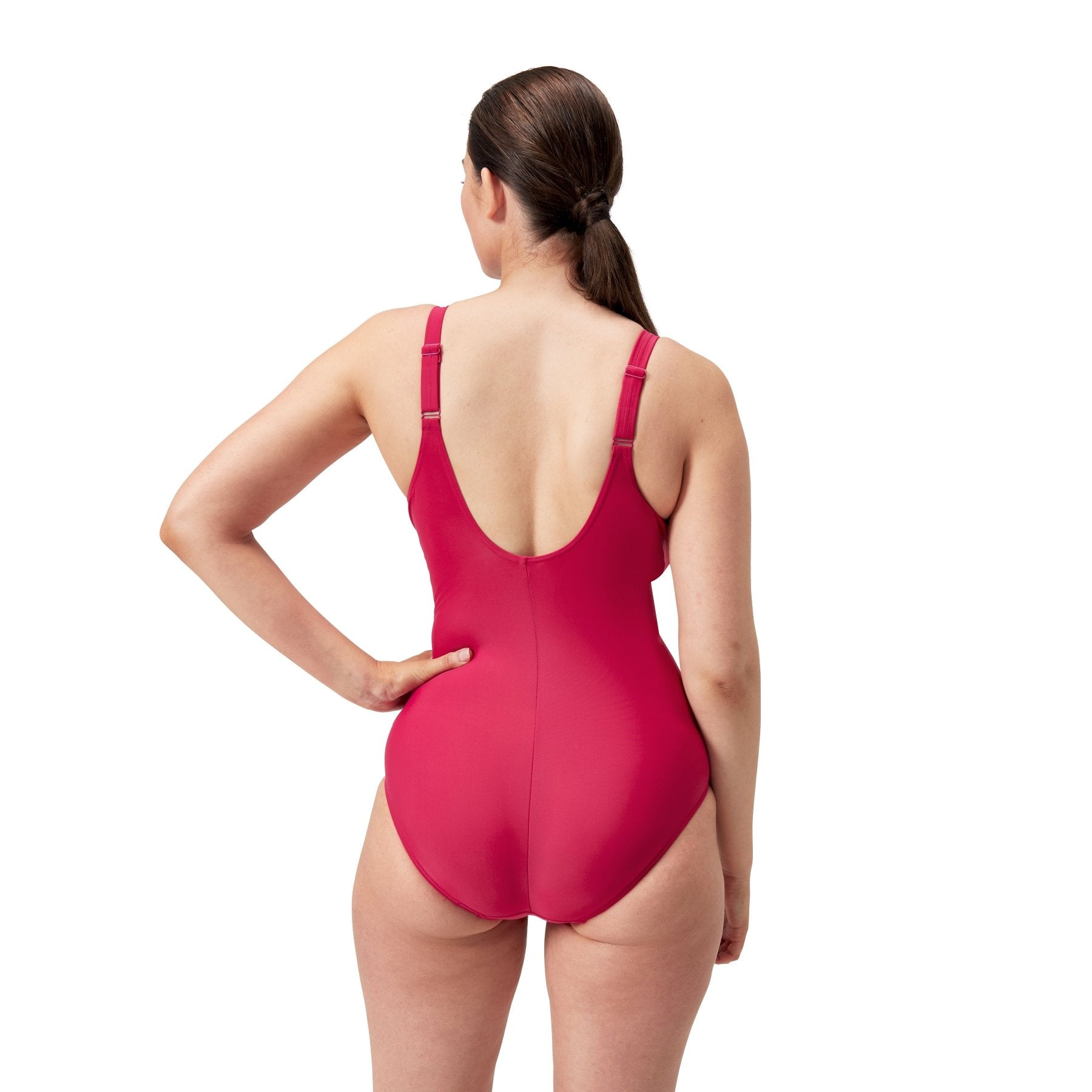 Shaping Cross Knot 1 Piece naisten uimapuku, purppura - Speedo