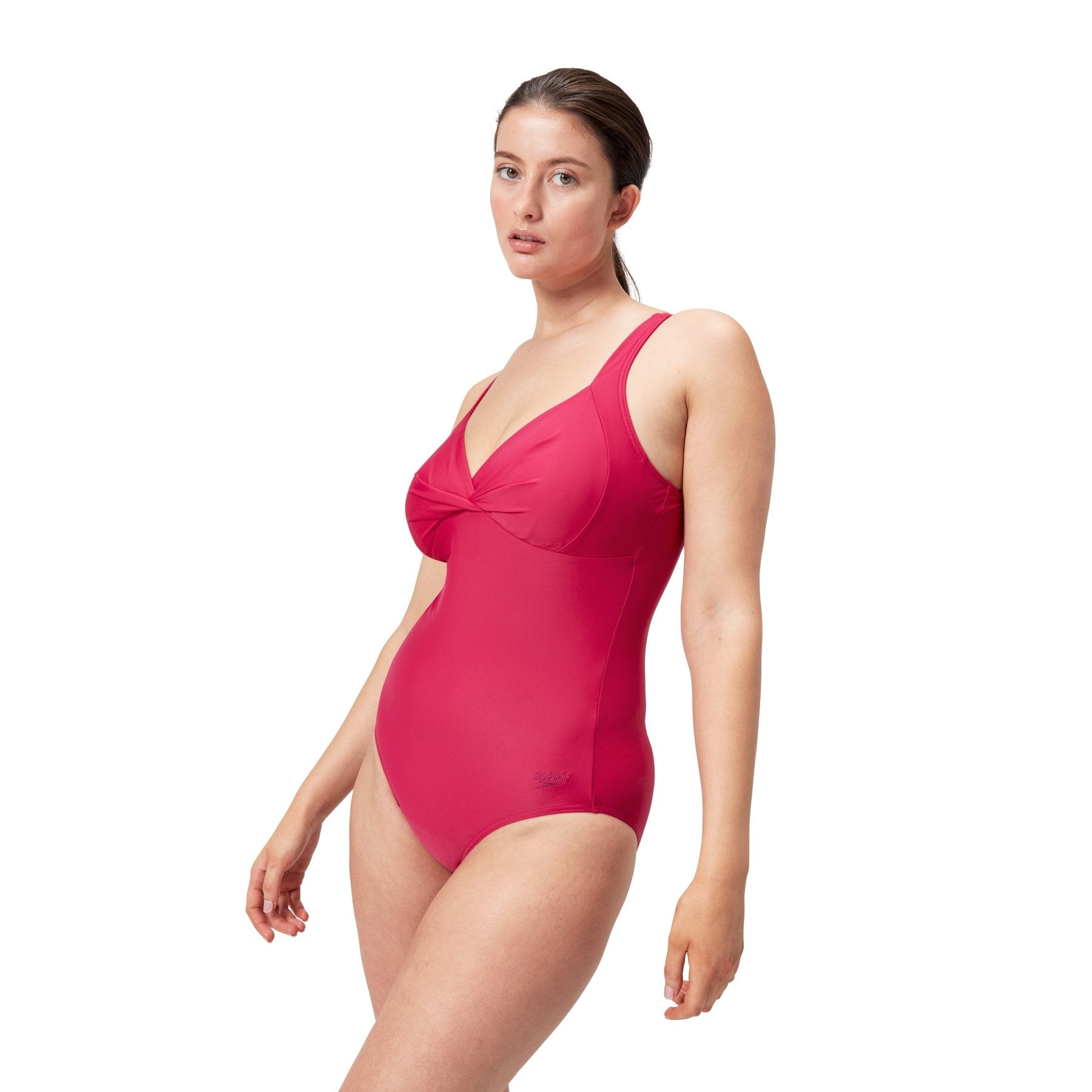 Shaping Cross Knot 1 Piece naisten uimapuku, purppura - Speedo