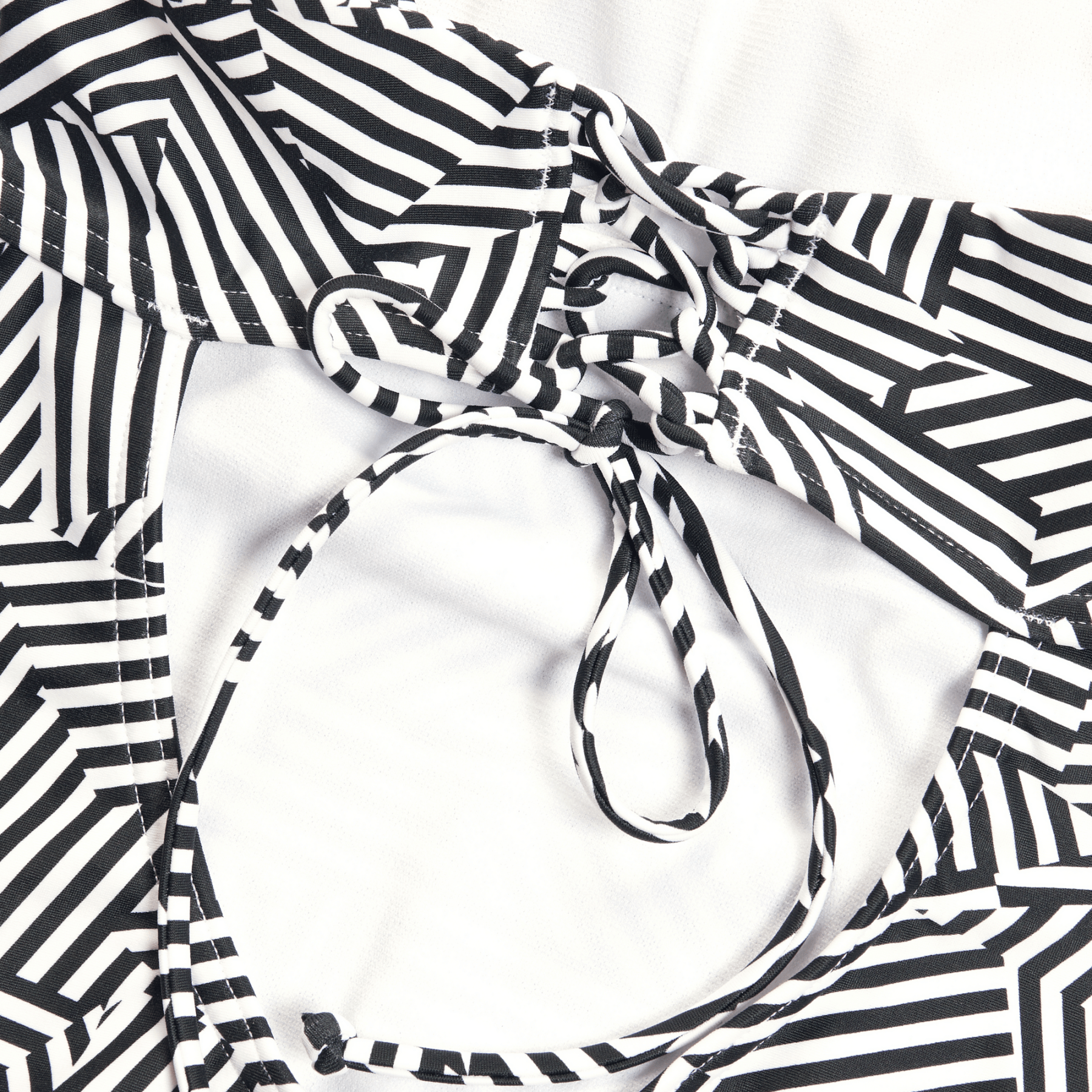 Shaping Printed Asymmetric naisten uimapuku, musta - valkoinenSpeedo