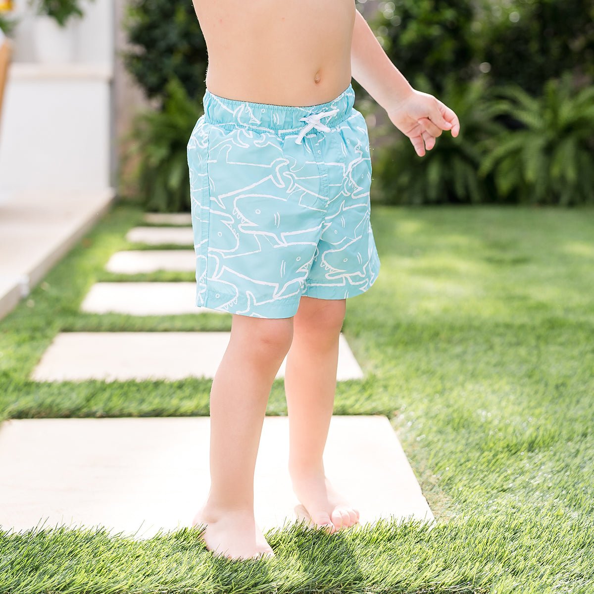 Shark Shorts poikien uimashortsit, turkoosiSplash About