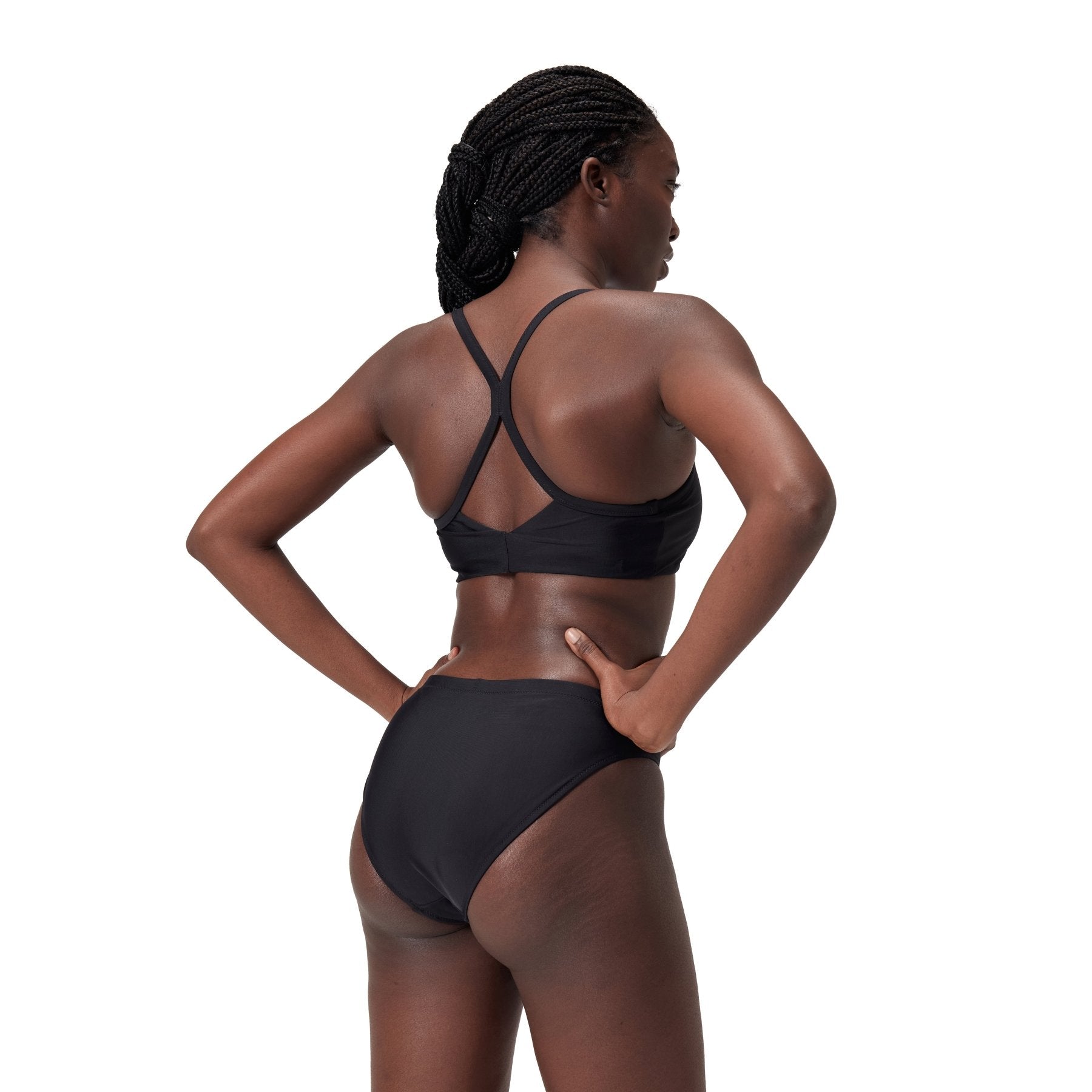 Solid Classic naisten bikini alaosa, mustaSpeedo