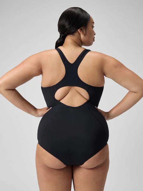 Speedo Eco Endurance naisten plus size uimapuku, mustaSpeedo