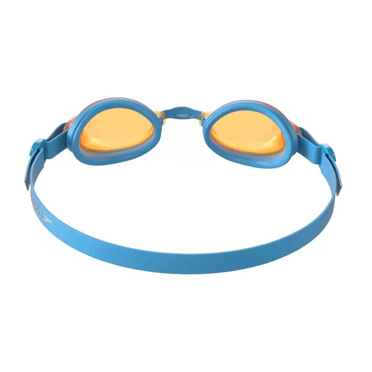 Speedo Jet Junior - uimalasit sininen/oranssi – lasten uimalasit 6–14 - vuotiaille, UV - suoja ja huurtumisenestoSpeedo
