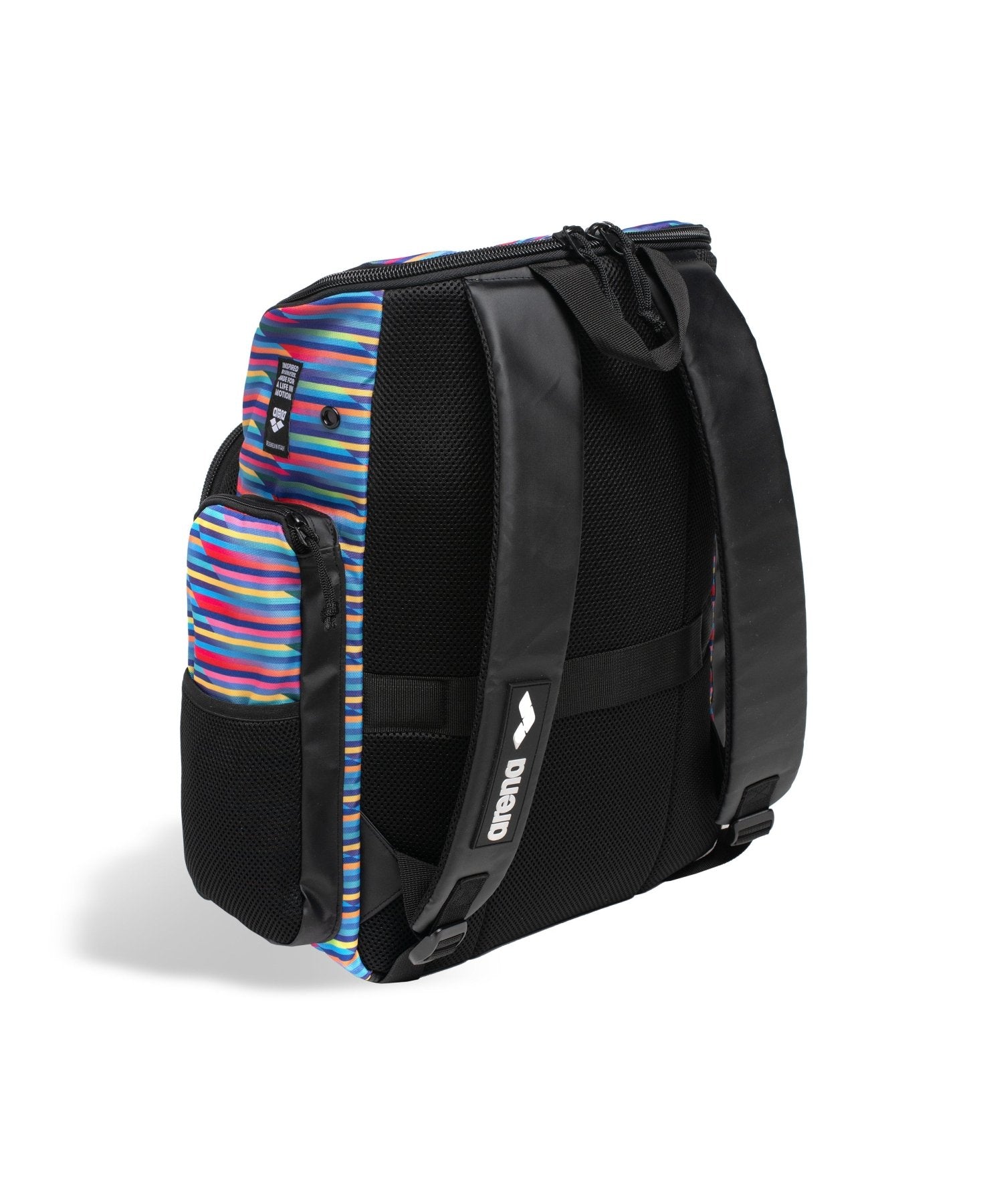Spiky III Backpack 35 reppu, Allover Racing Stripes - Arena