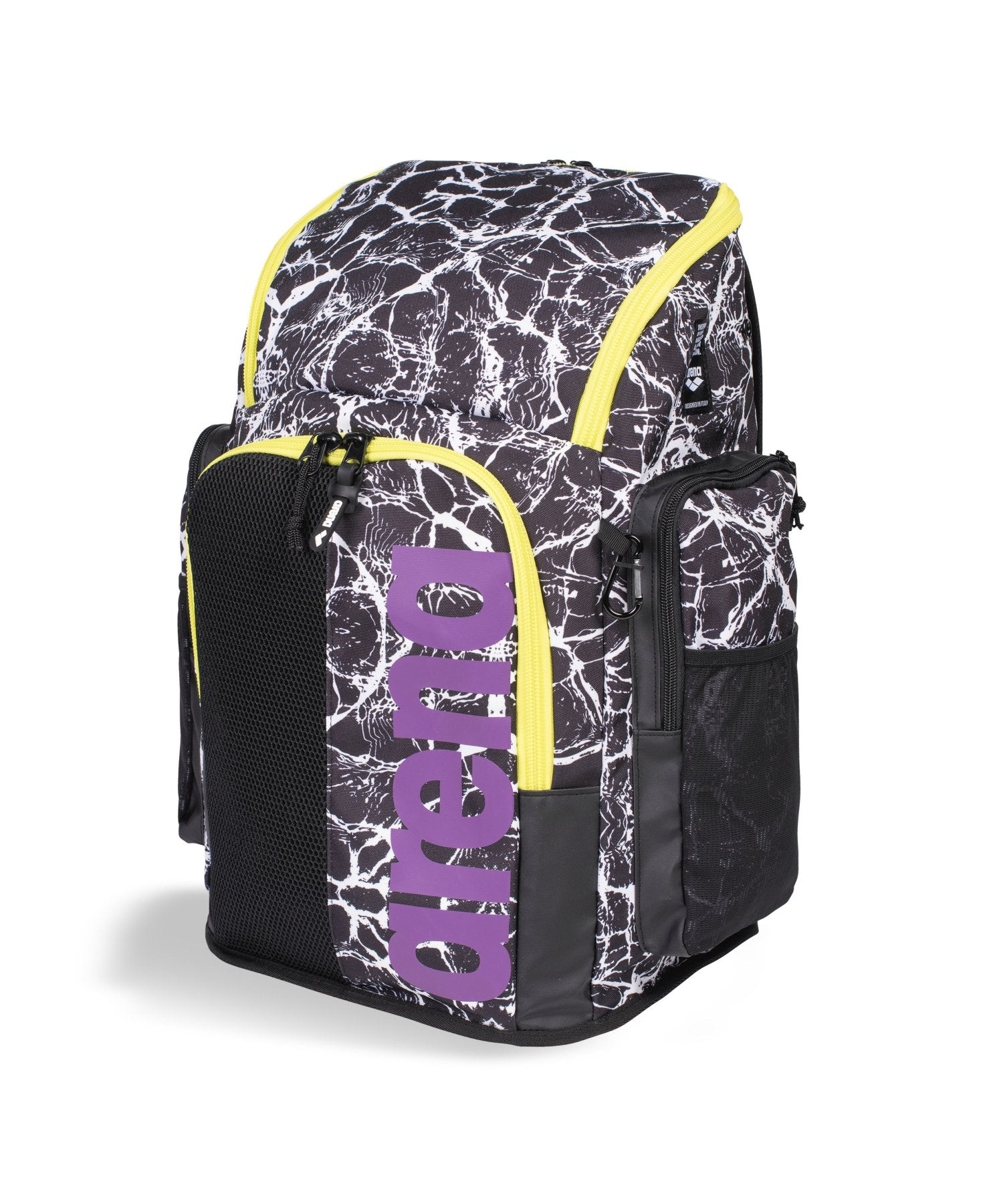 Spiky III Backpack 45 reppu, Allover Black - White - Arena
