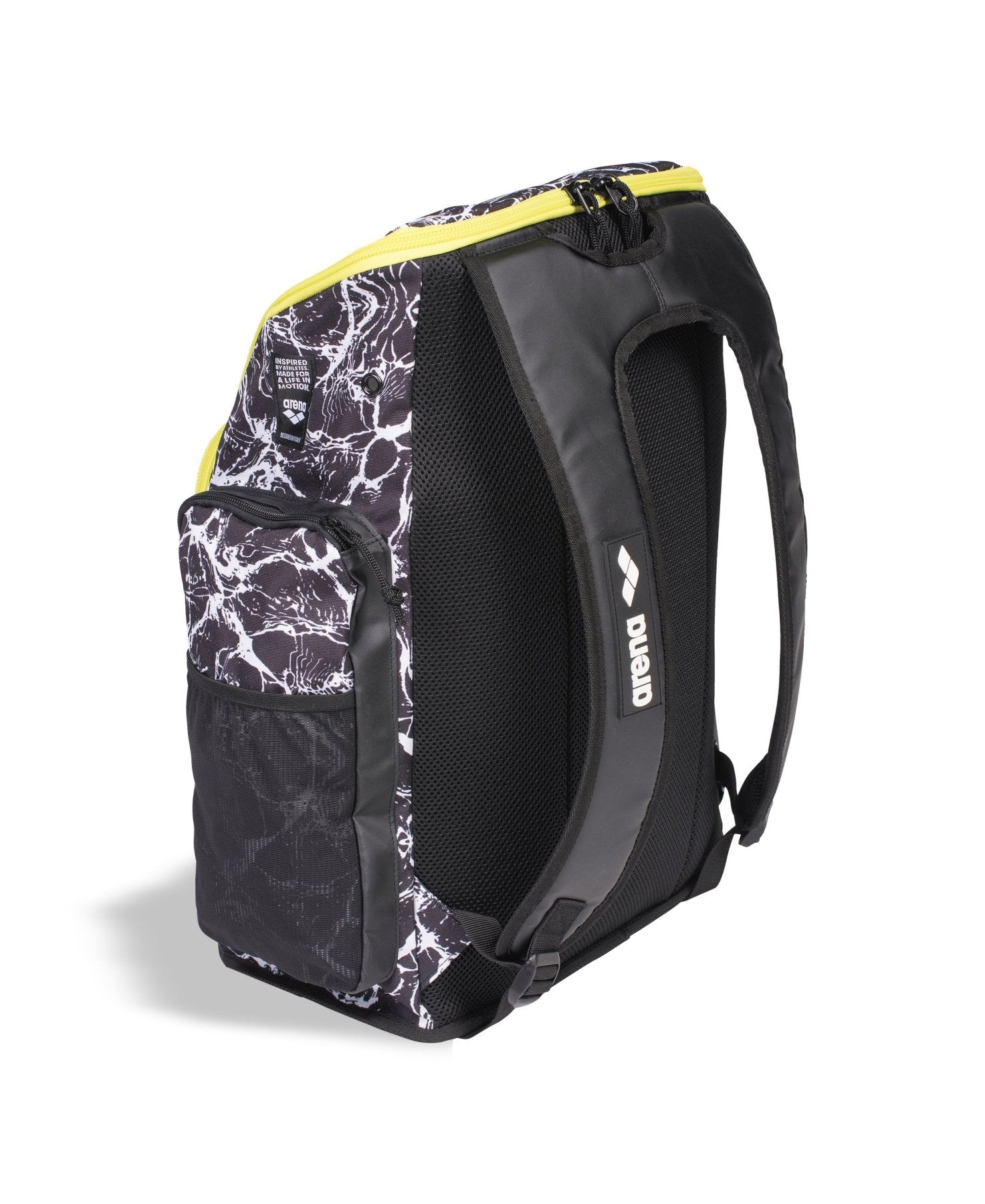 Spiky III Backpack 45 reppu, Allover Black - White - Arena