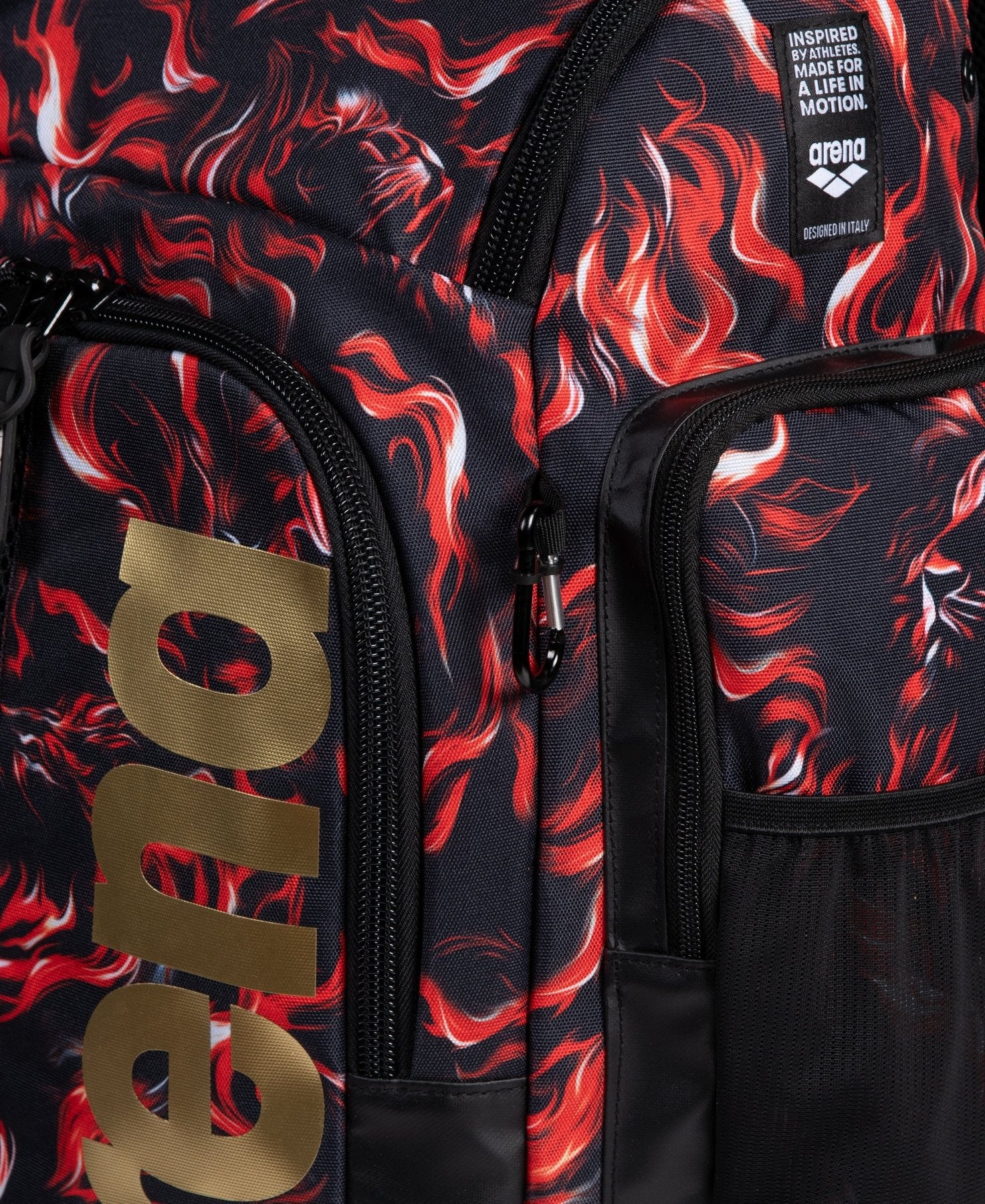 Spiky III Backpack 45 reppu, Allover Multi - Black IndomitusArena