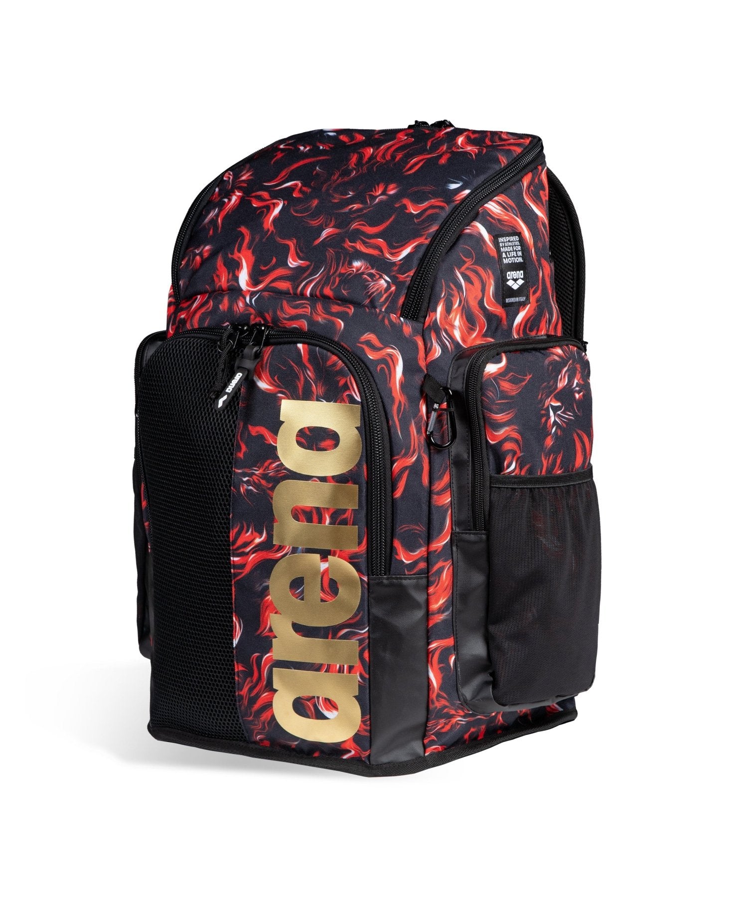Spiky III Backpack 45 reppu, Allover Multi - Black IndomitusArena