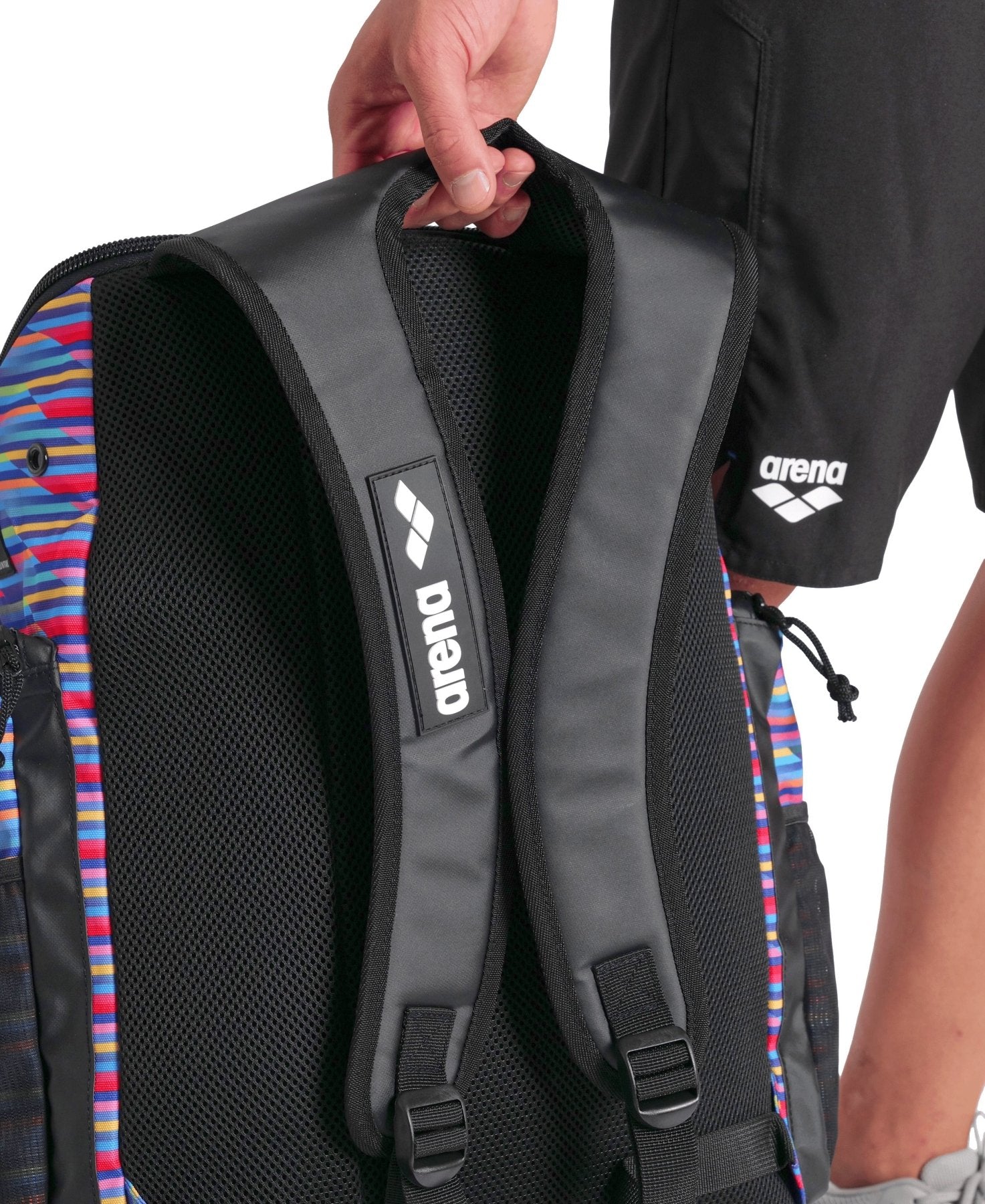 Spiky III Backpack 45 reppu, Allover Racing Stripes - Arena