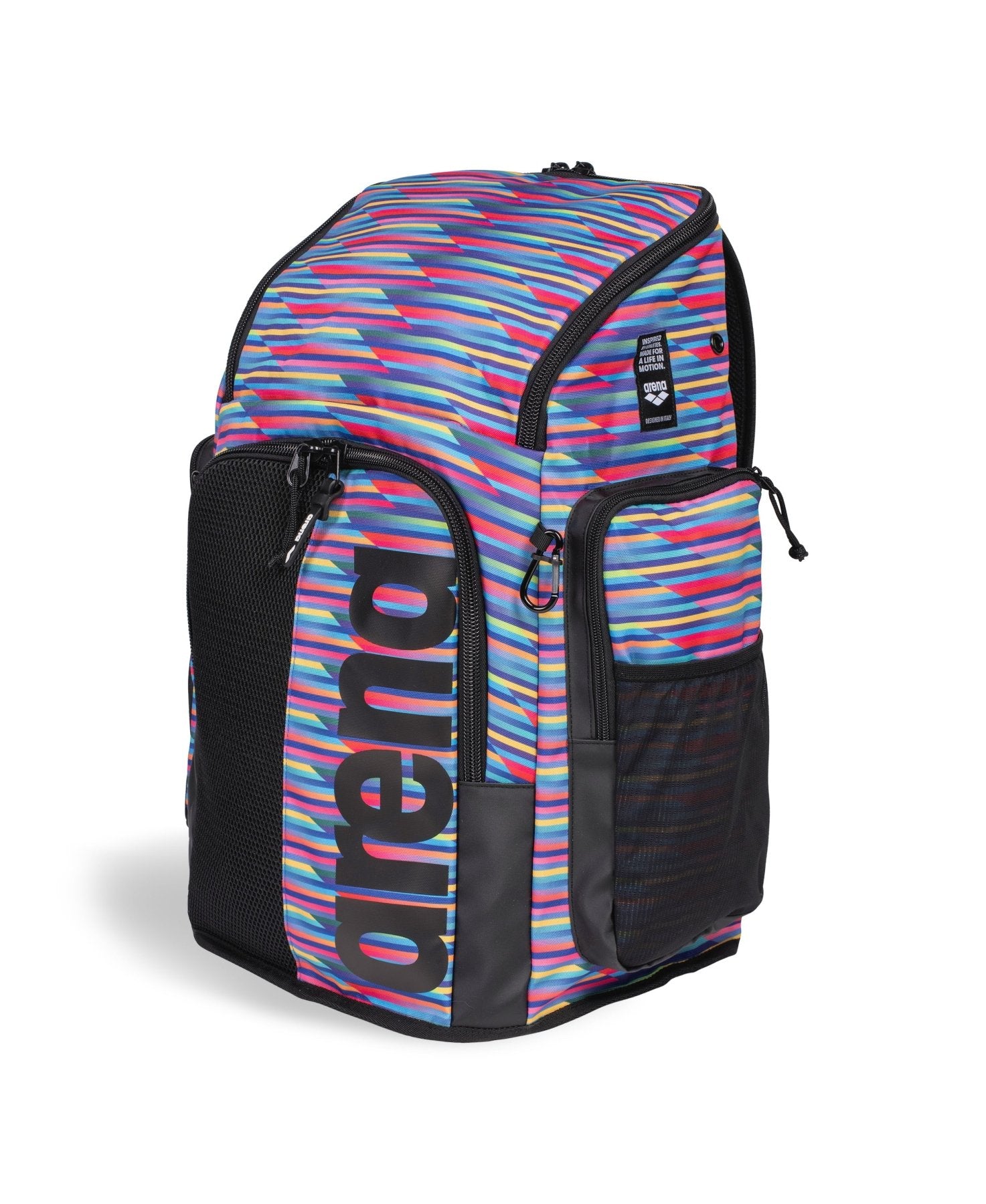 Spiky III Backpack 45 reppu, Allover Racing Stripes - Arena