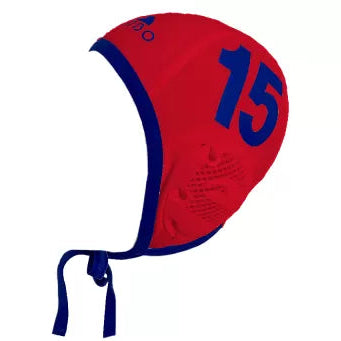 Waterpolo Cap Classic vesipallohattu omalla numerolla 1 kpl