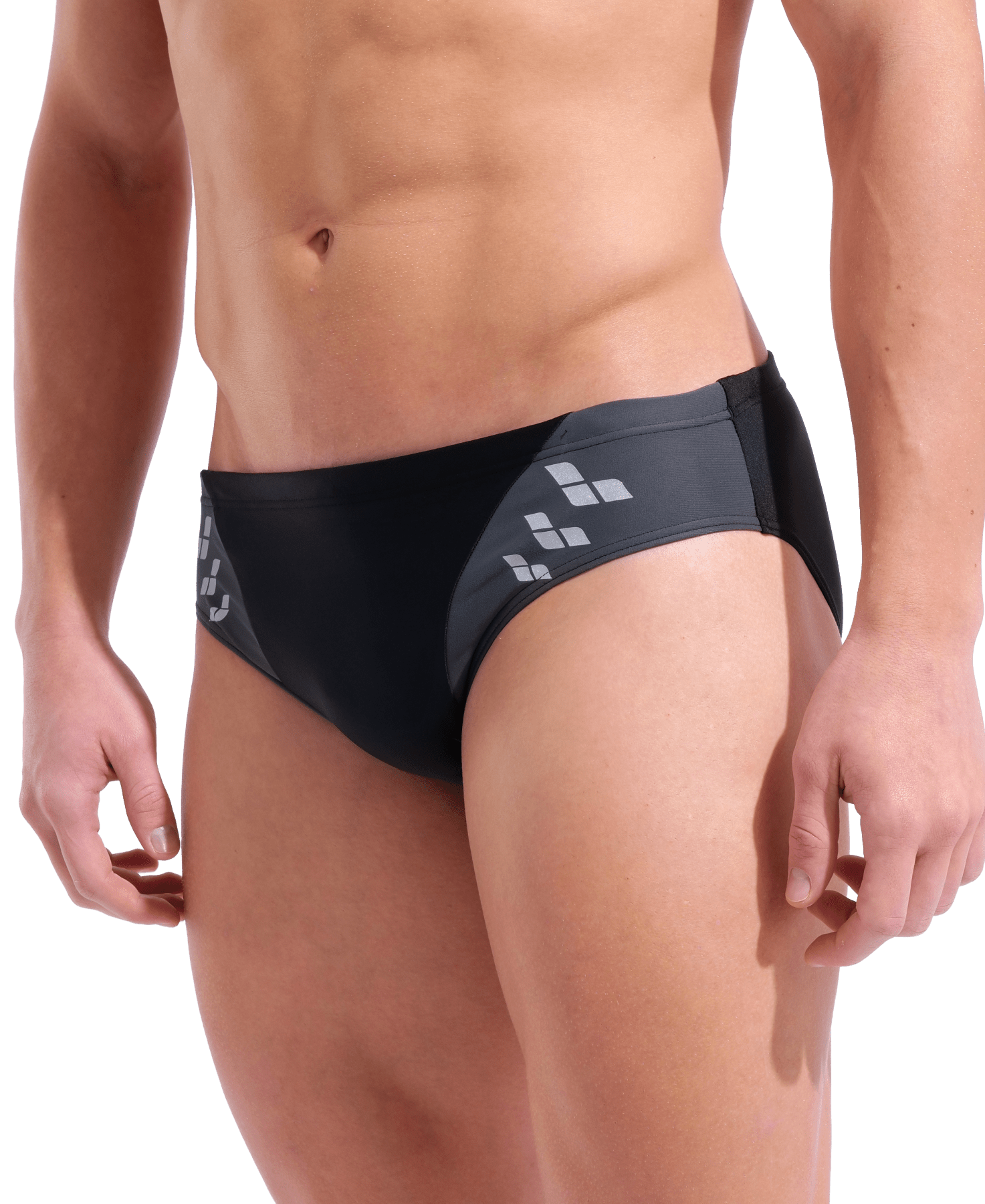 Steplogo Swim Briefs miesen uimahousut, mustaArena