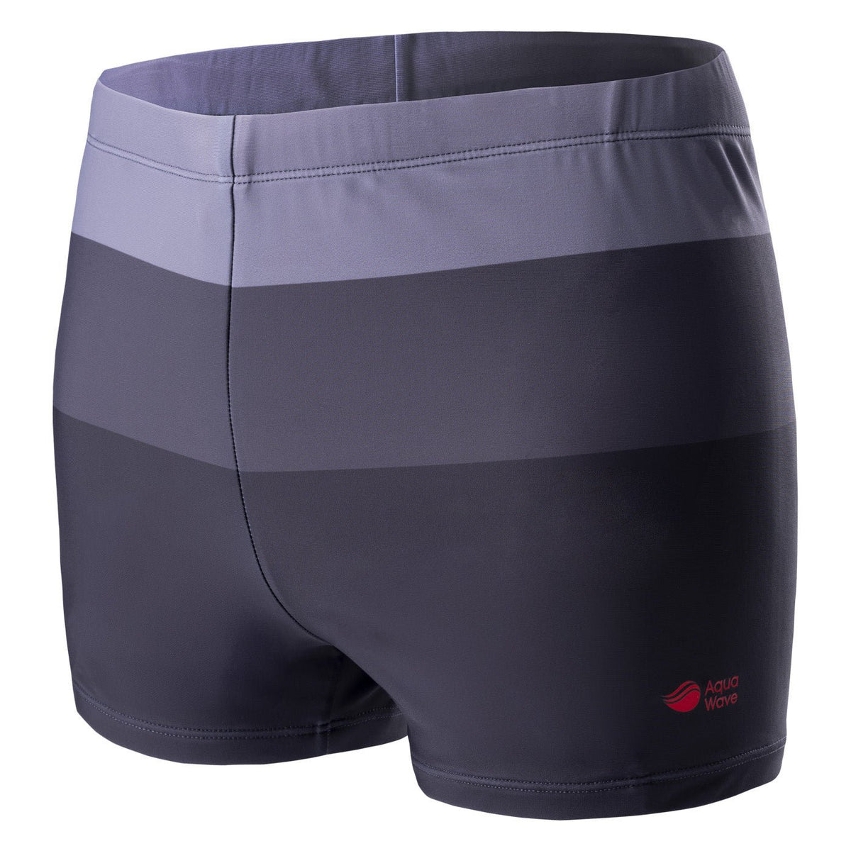 Stripe miesten boxer-uimahousut, harmaa raita