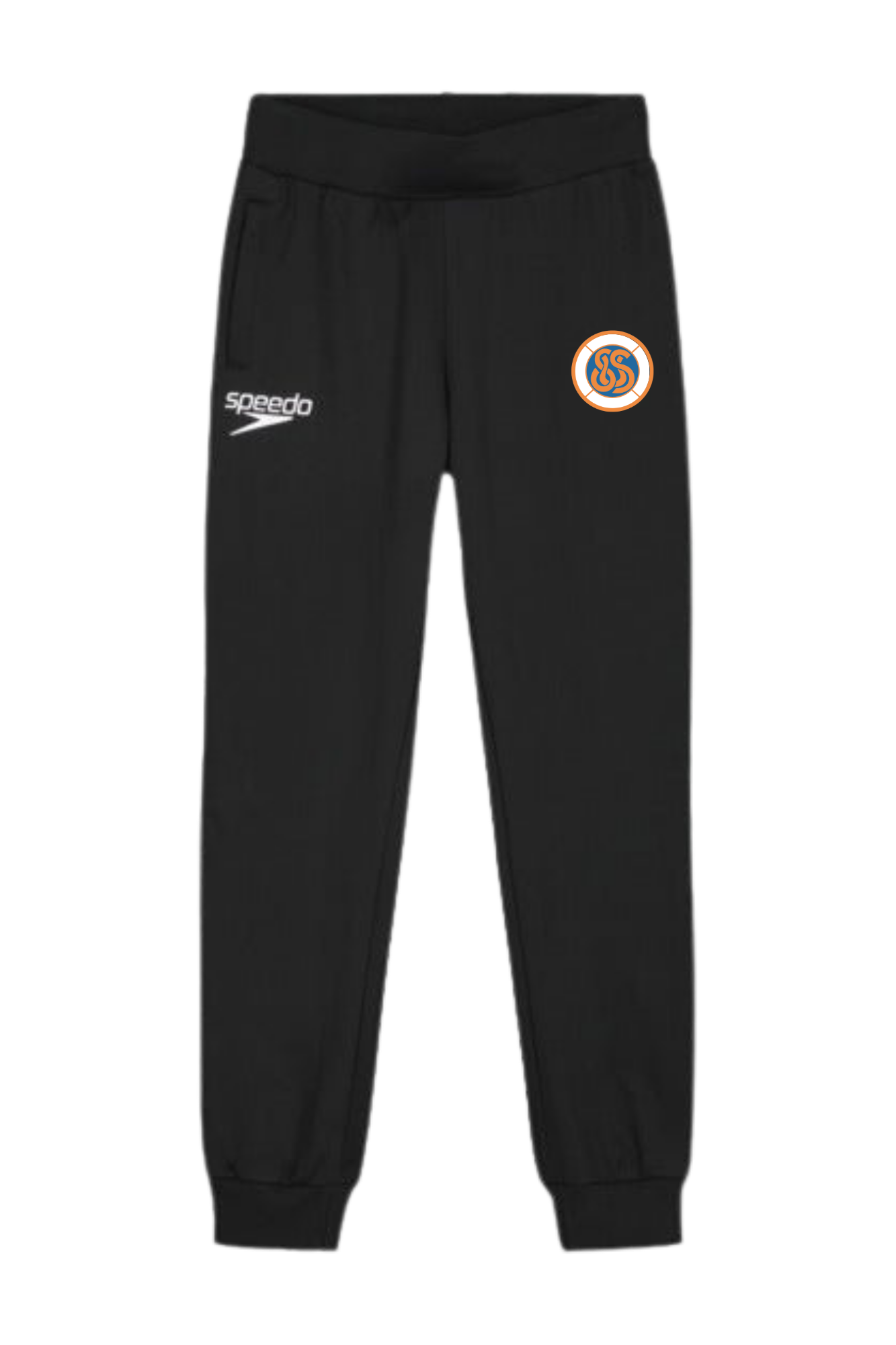 Nuorten Sweat Pants kollegehousut, musta - Savonlinnan uimaseura