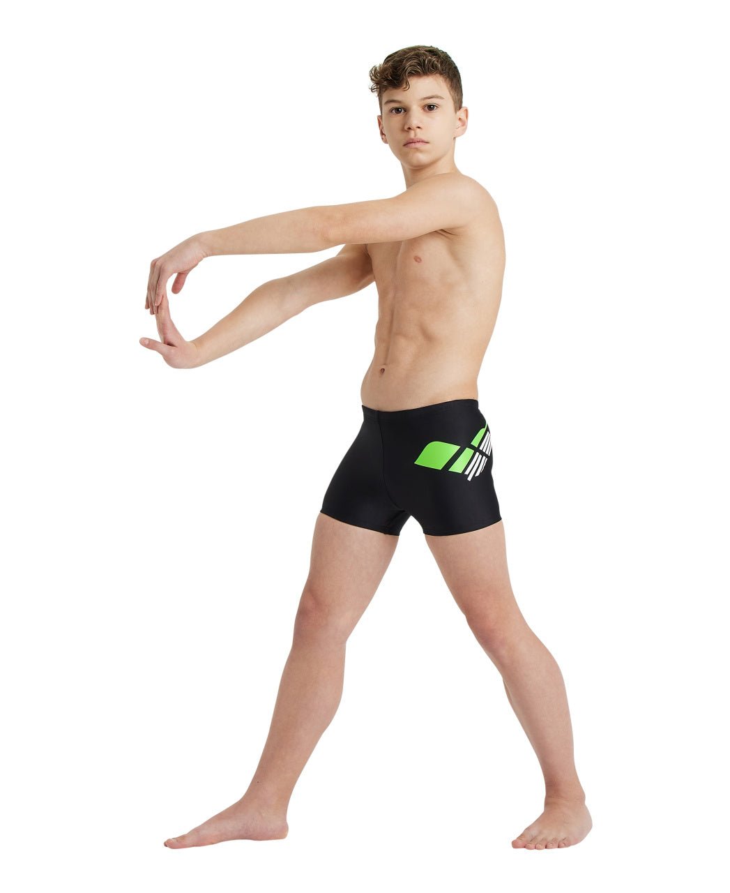 Swim Short Logo poikien uimahousut, musta - lasten uimahousutArena