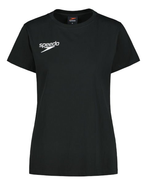 T-shirt with Small Logo Women, mustaSpeedo