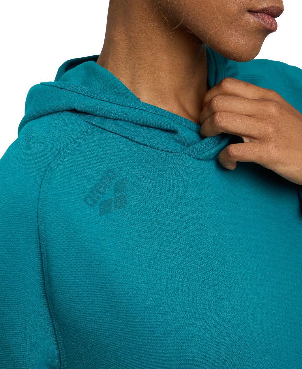 Team Hooded Sweat Panel unisex huppari, tummanvihreäArena