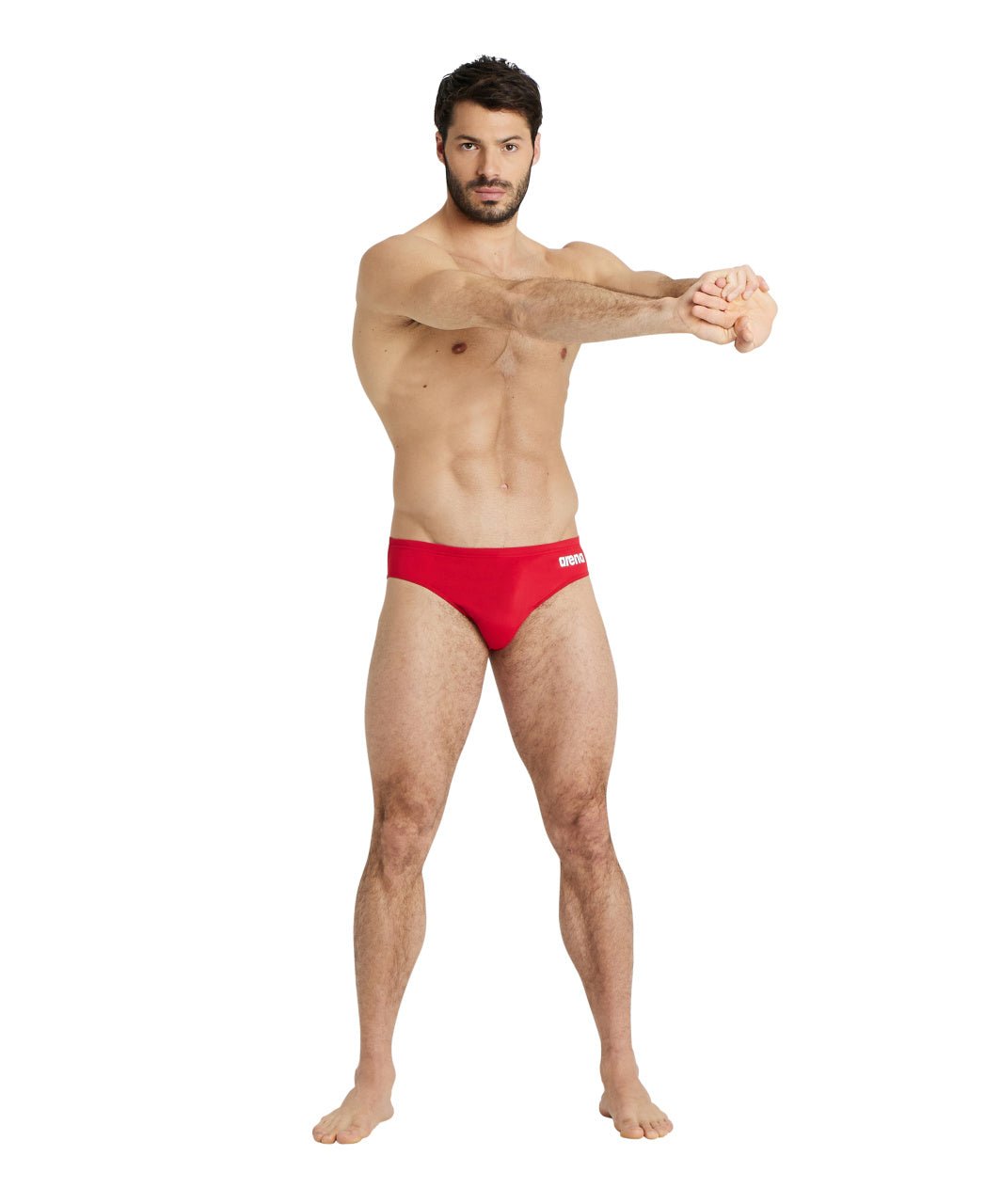 Team Swim Briefs Solid miesten uimahousut, punainen - Arena