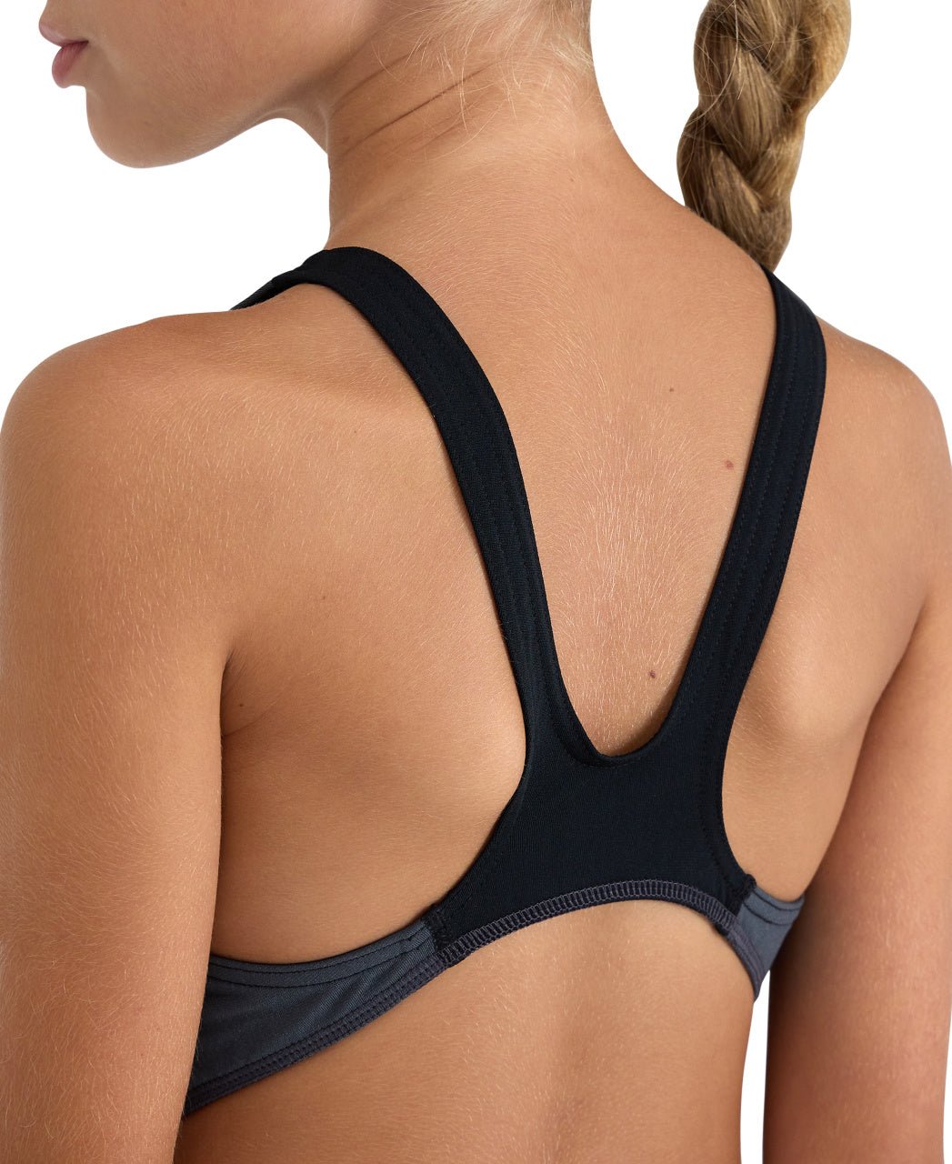 Team Swimsuit Swim Tech Solid tyttöjen uimapuku, asphaltArena