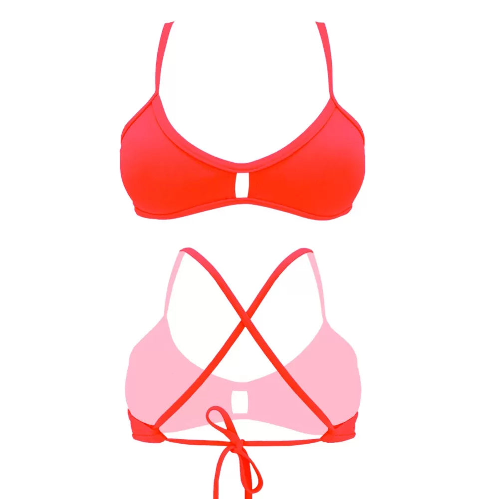 Top Active bikini yläosa, punainen