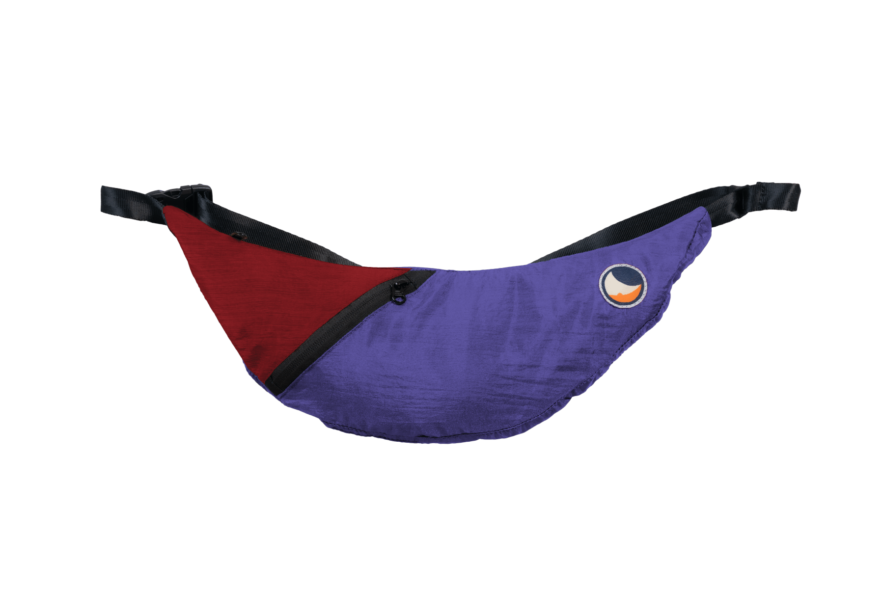 Upcycled Sling Bag laukku, purple - burgundy - Ticket To The Moon