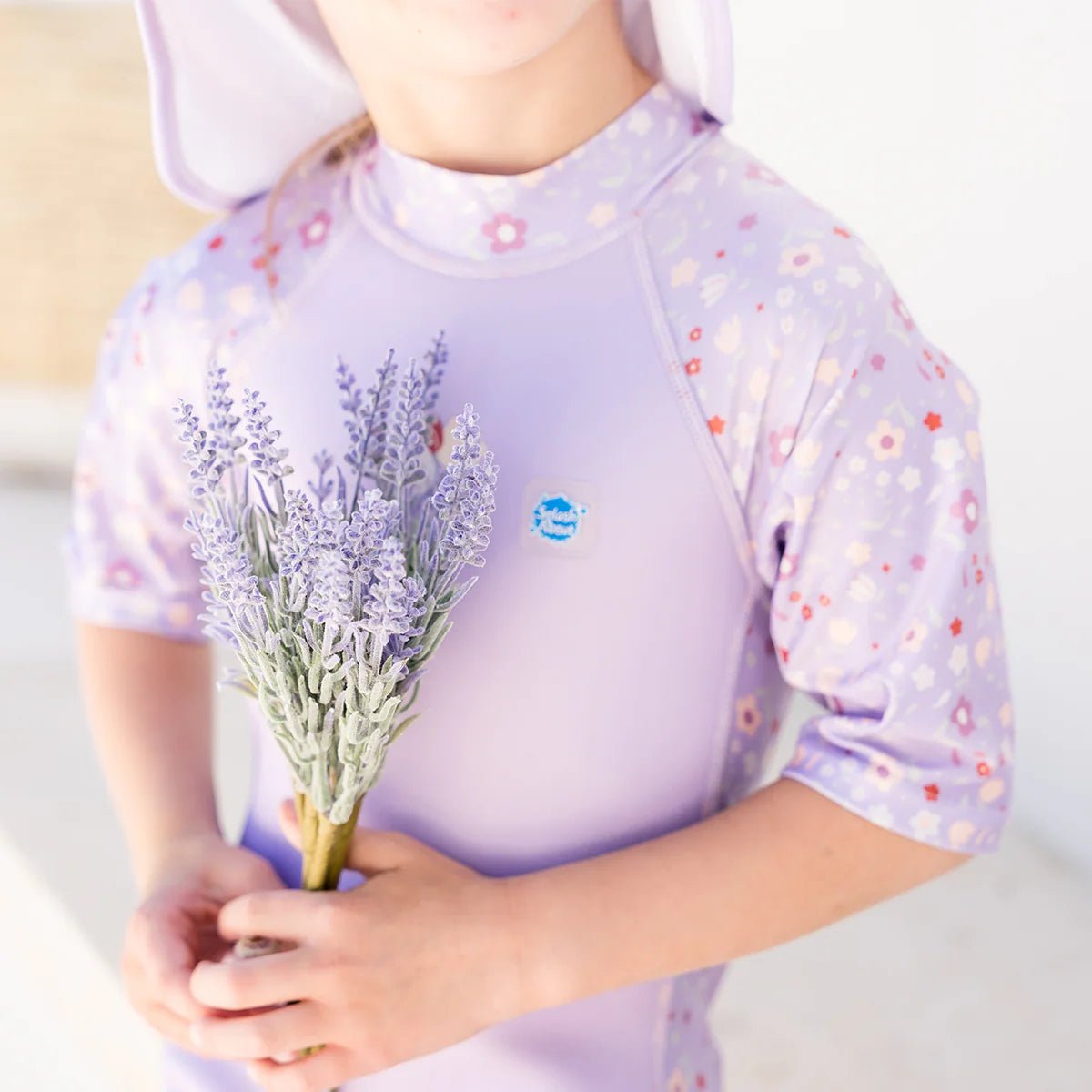 UV Sun & Sea lasten märkäpuku, Lilac SpringSplash About