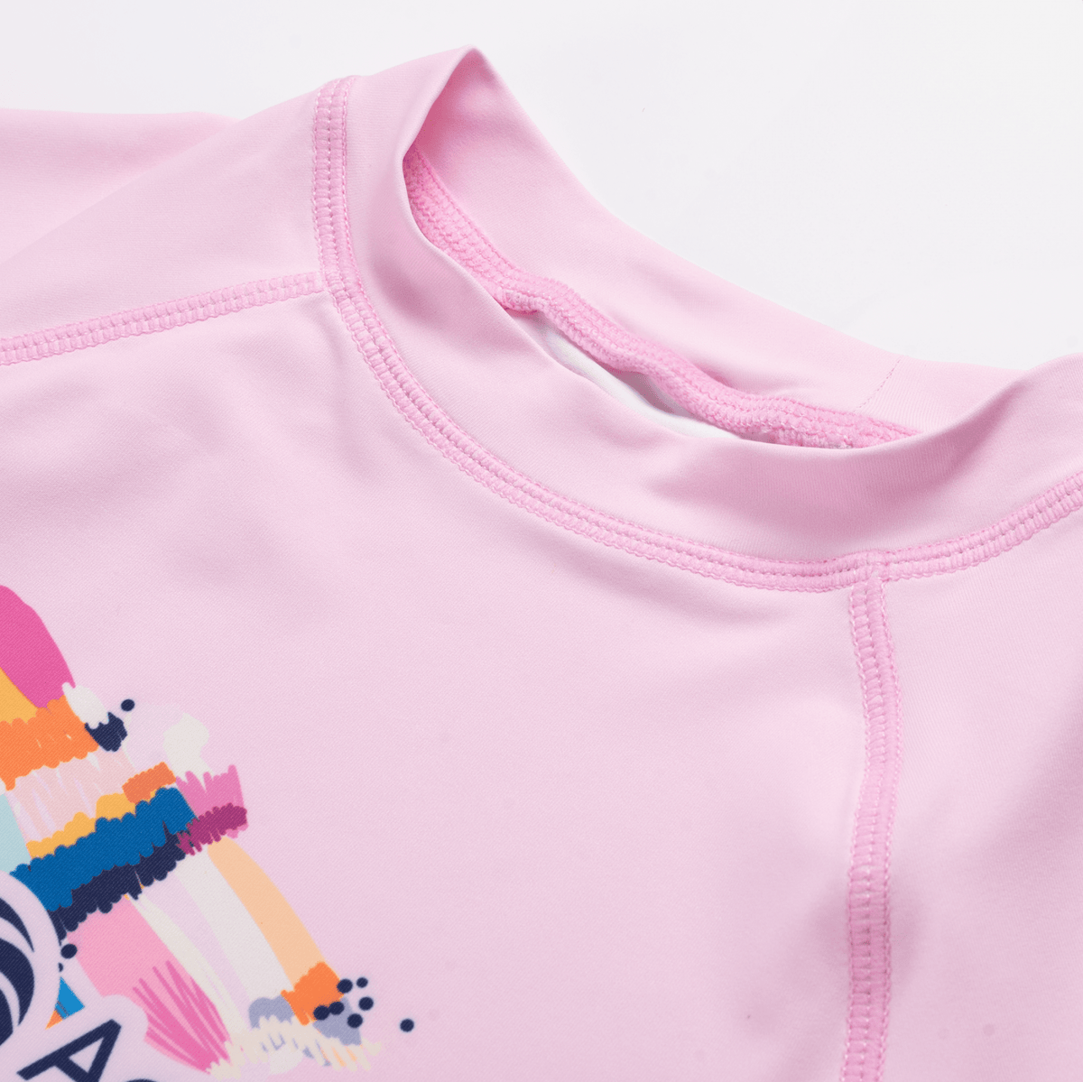 Uver Kids tyttöjen UV-paita, pinkkikuosi