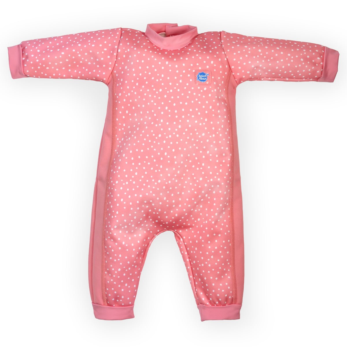 Warm in One lasten lämpöuimapuku, Pink DottySplashy