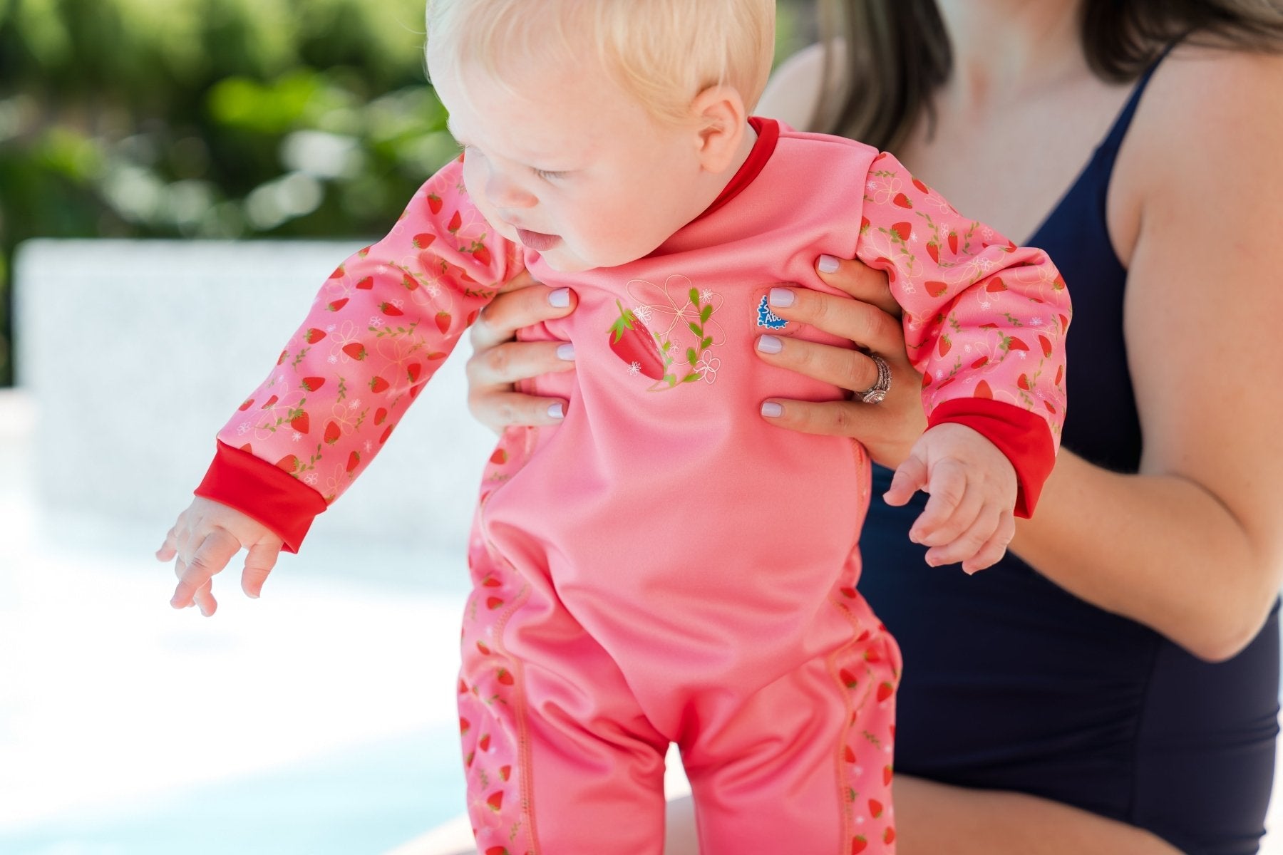 Warm in One lasten lämpöuimapuku, Strawberry FieldSplashy