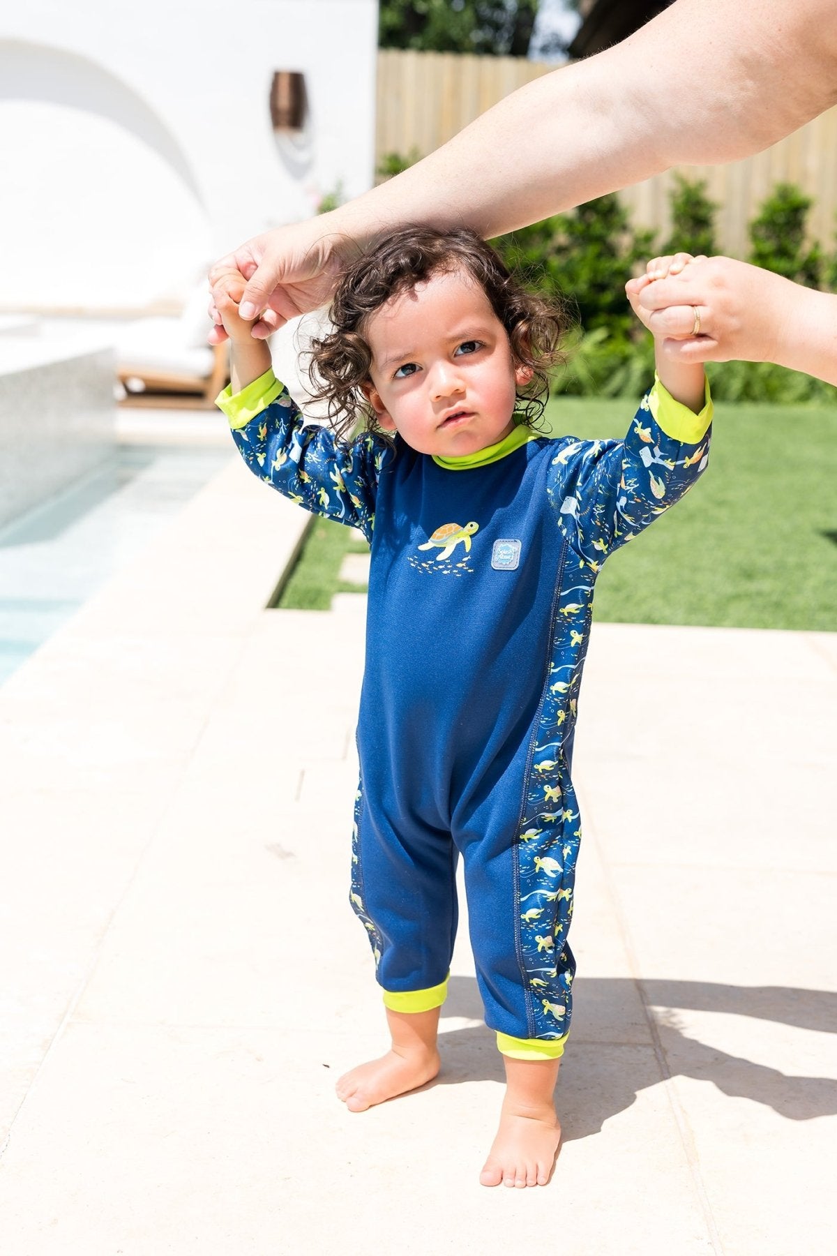 Splash About Warm in One Baby Wetsuit, Lilac Spring, 0-3 Months Splash About Warm in One Baby Wetsuit, Lilac Spring, 0-3 Months