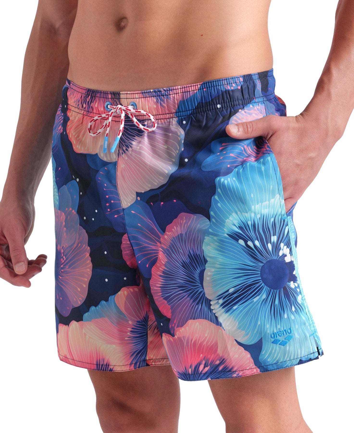 Water Prints Beach Short miesten uimashortsit, kukallinen - Arena
