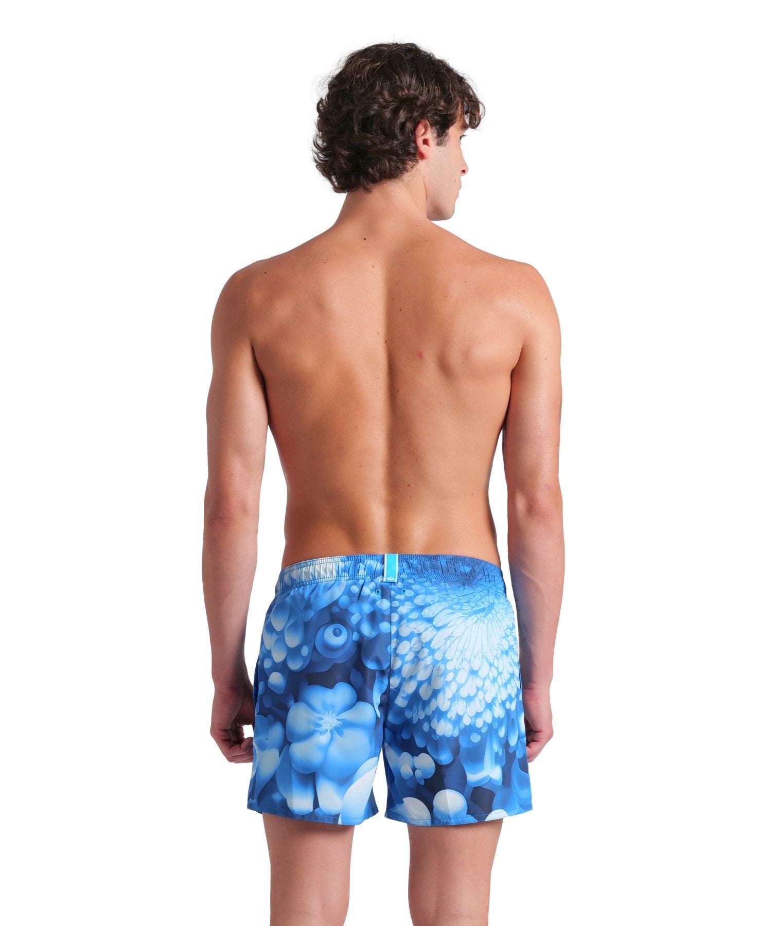 Water Prints Beach Short miesten uimashortsit, sininen - Arena
