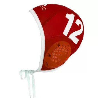 Waterpolo Cap Classic vesipallohattu omalla numerolla 1 kplTurbo