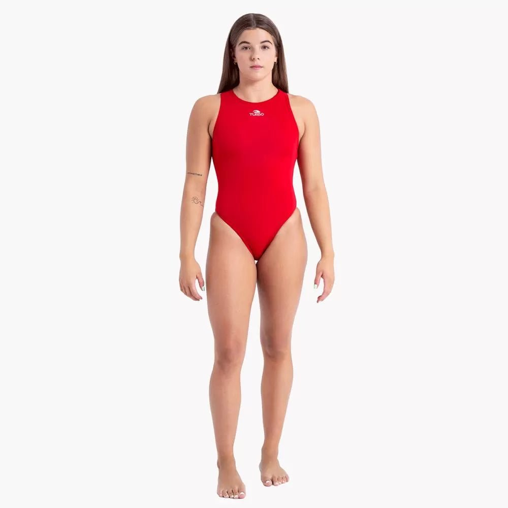 Waterpolo Comfort Pro naisten uimapuku, punainenTurbo