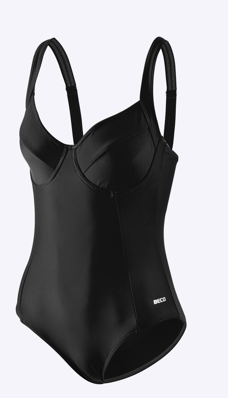 Wire Bra C - cup naisten uimapuku, musta - Beco