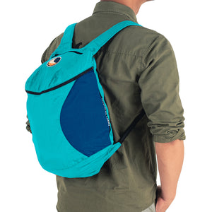 Mini Backpack, turquoise-royal blue