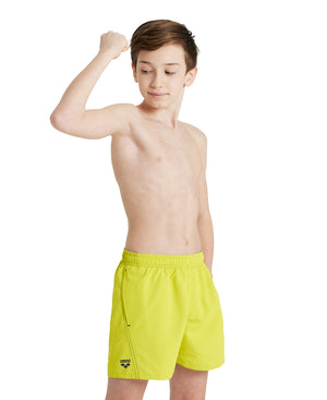 Fundamentals boys' swimming shorts, bright yellow