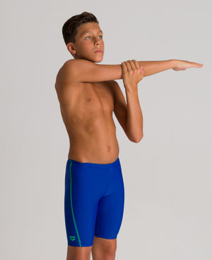 Logo Jr Jammer boys swim trunks, blue